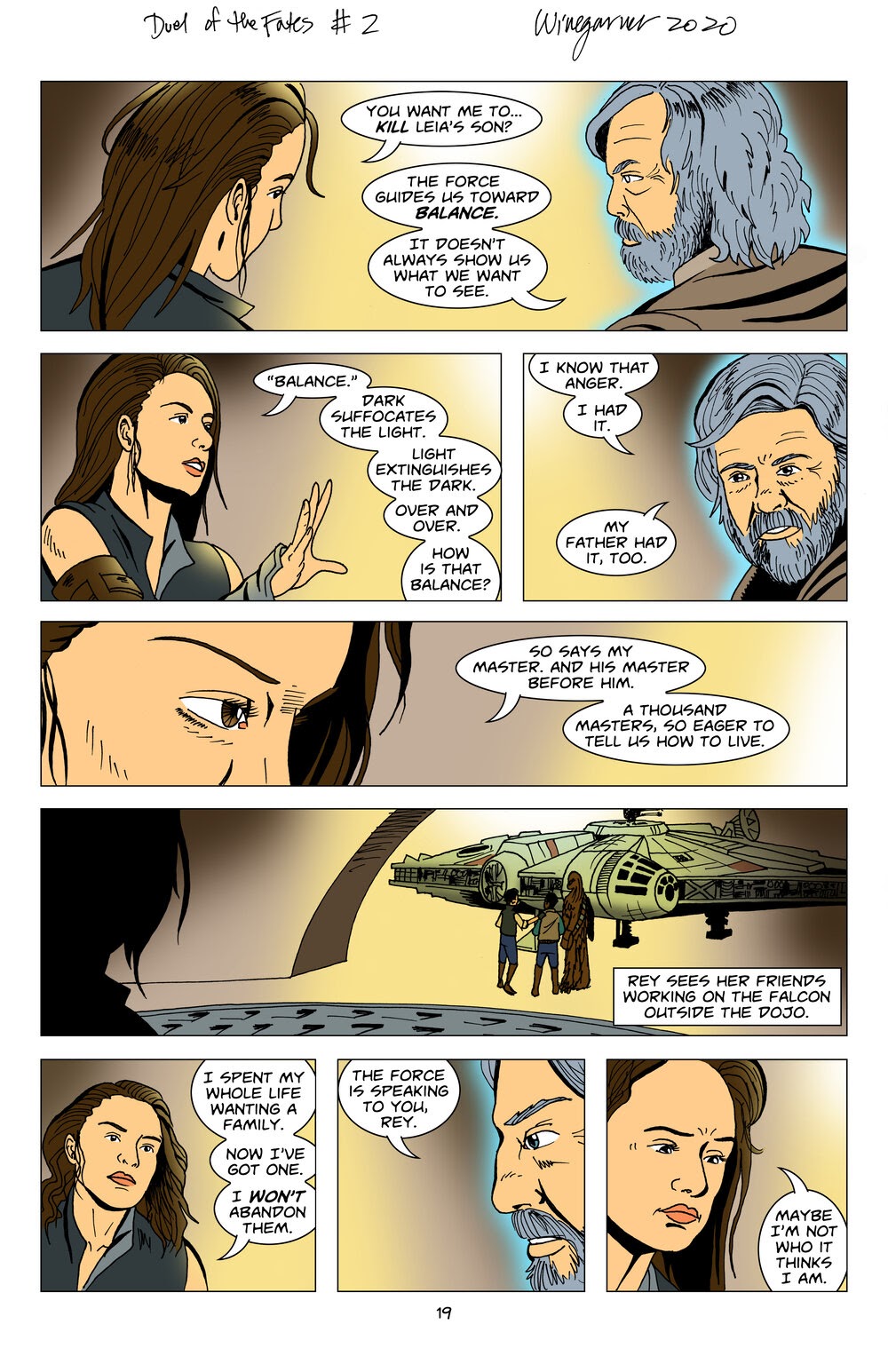 Read online Star Wars: Duel of the Fates comic -  Issue #2 - 19