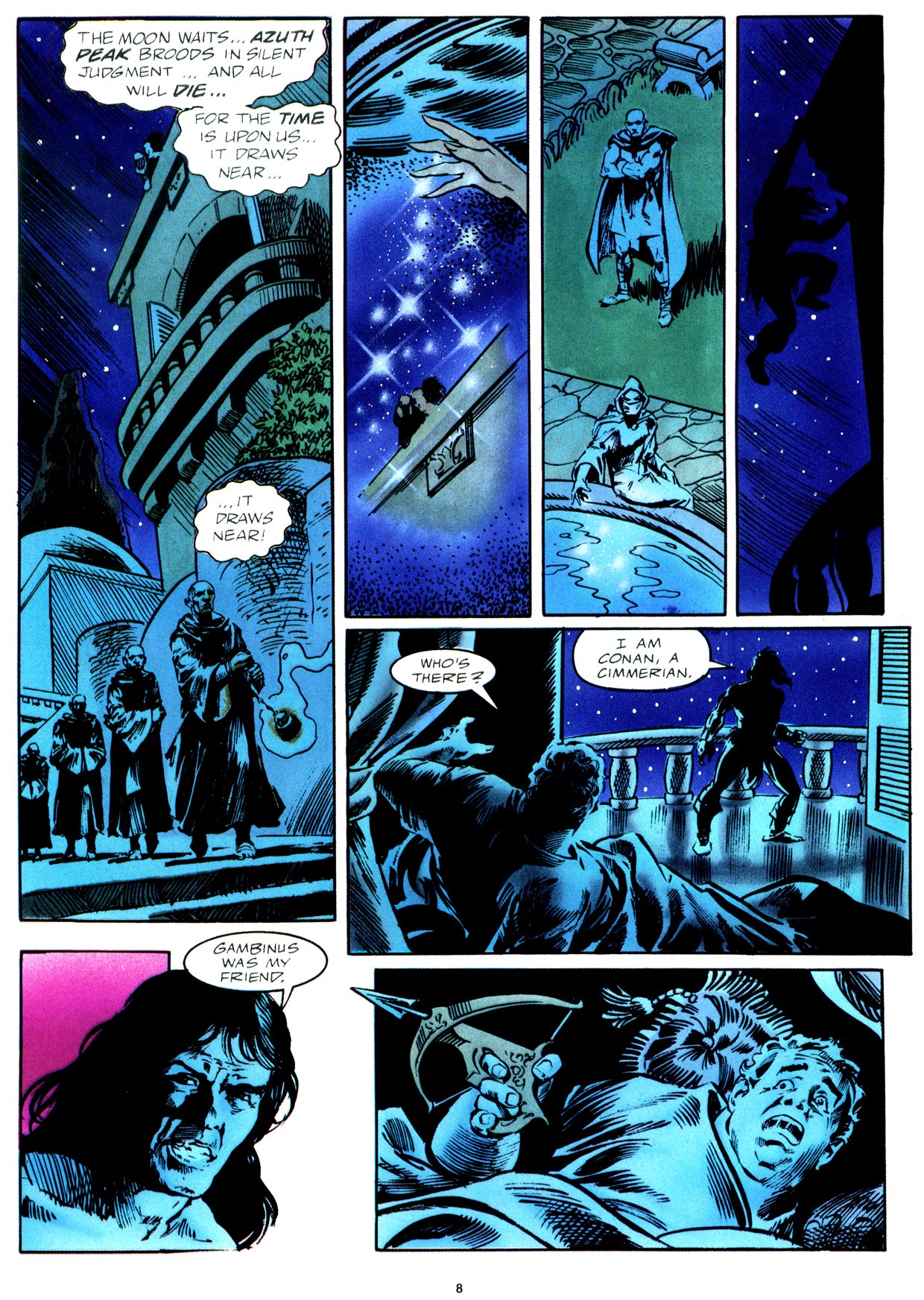 Read online Marvel Graphic Novel comic -  Issue #59 - Conan - The Horn of Azoth - 9