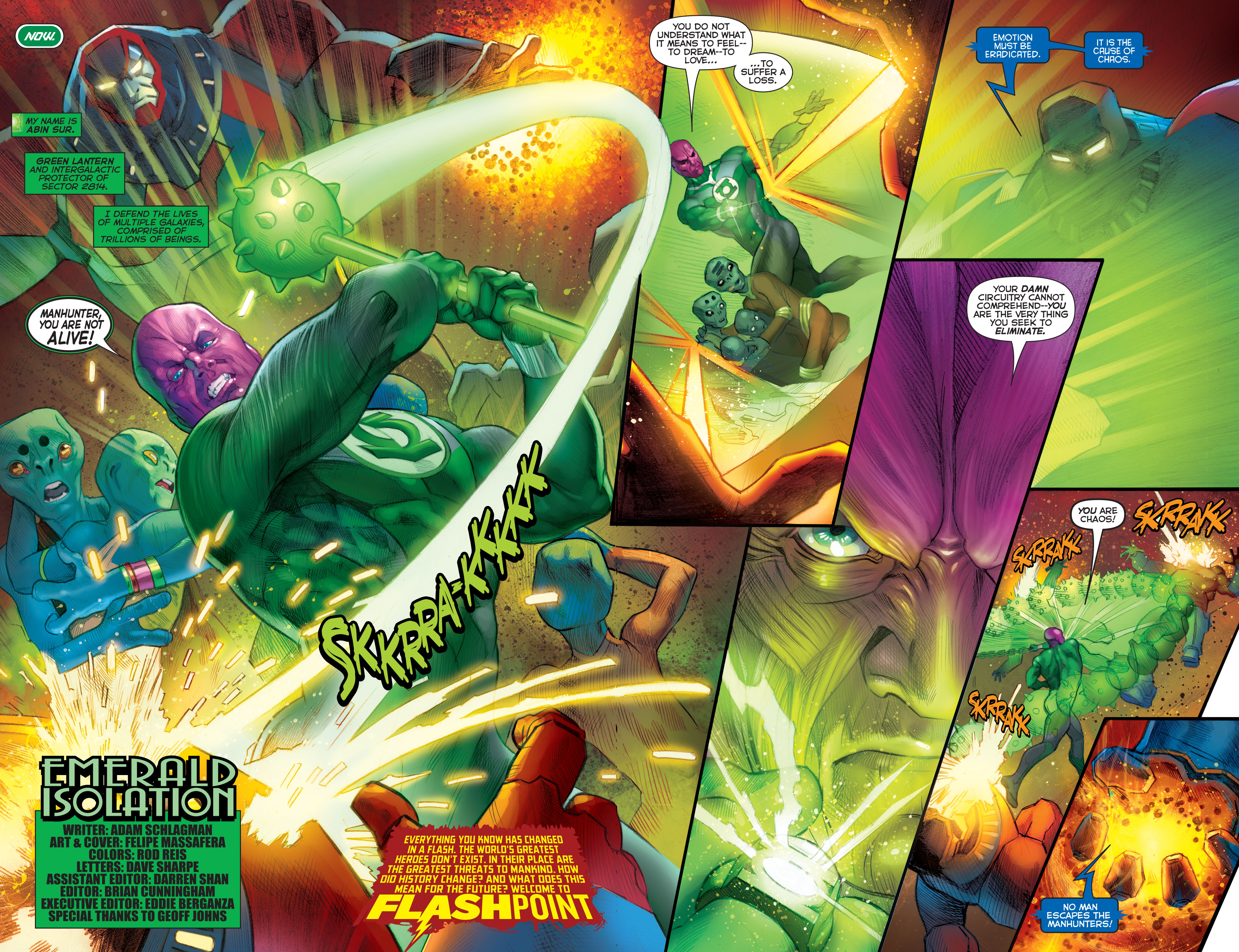 Read online Flashpoint: Abin Sur - The Green Lantern comic -  Issue #1 - 5