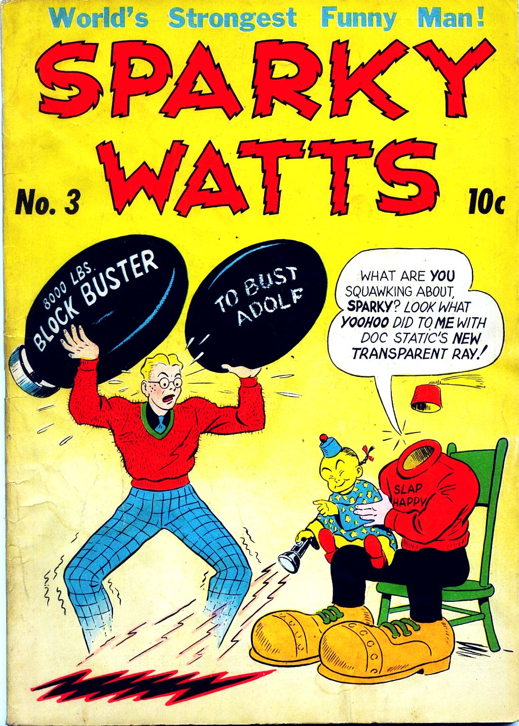 Read online Sparky Watts comic -  Issue #3 - 1