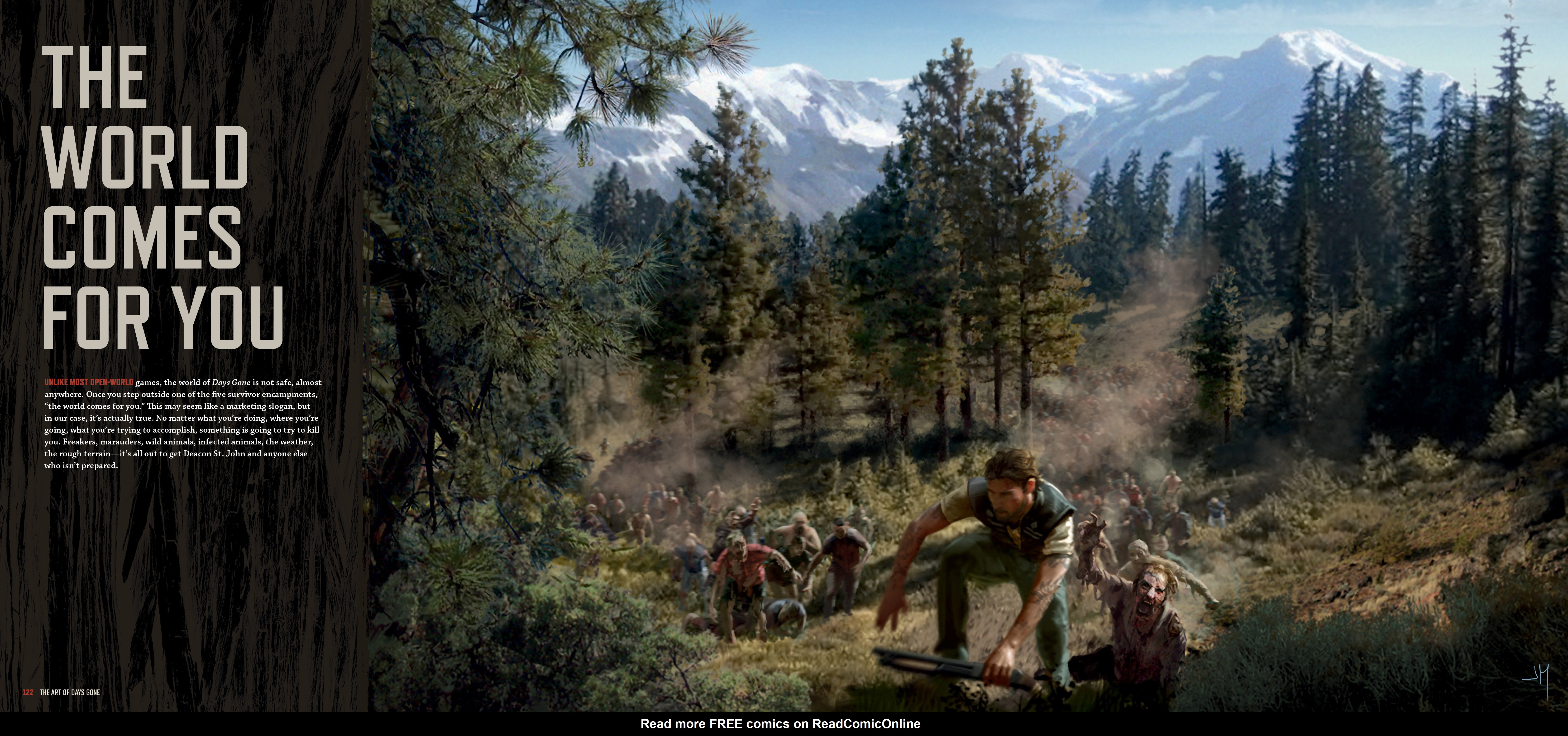 Read online The Art of Days Gone comic -  Issue # TPB (Part 2) - 14