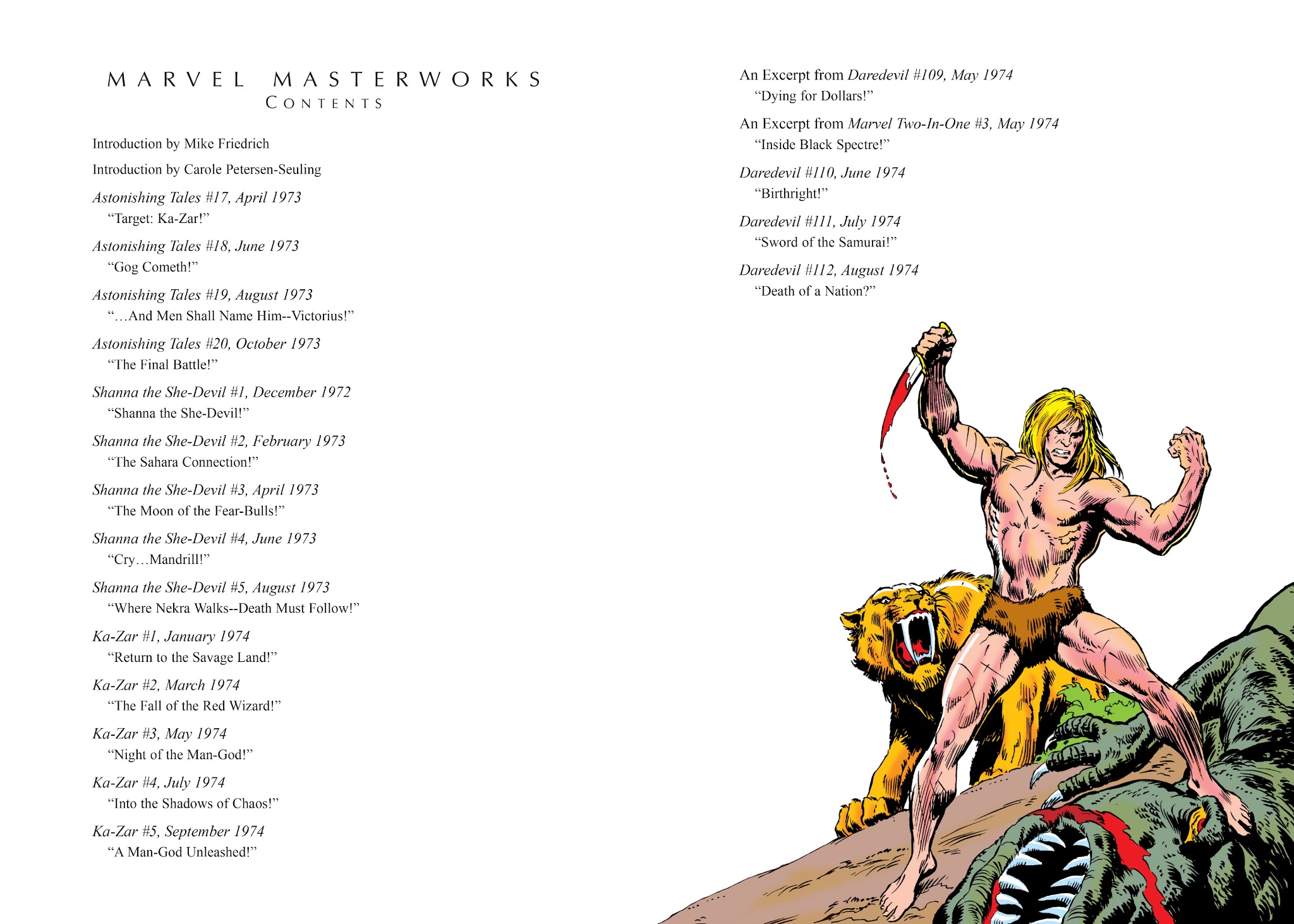 Read online Marvel Masterworks: Ka-Zar comic -  Issue # TPB 2 (Part 1) - 4