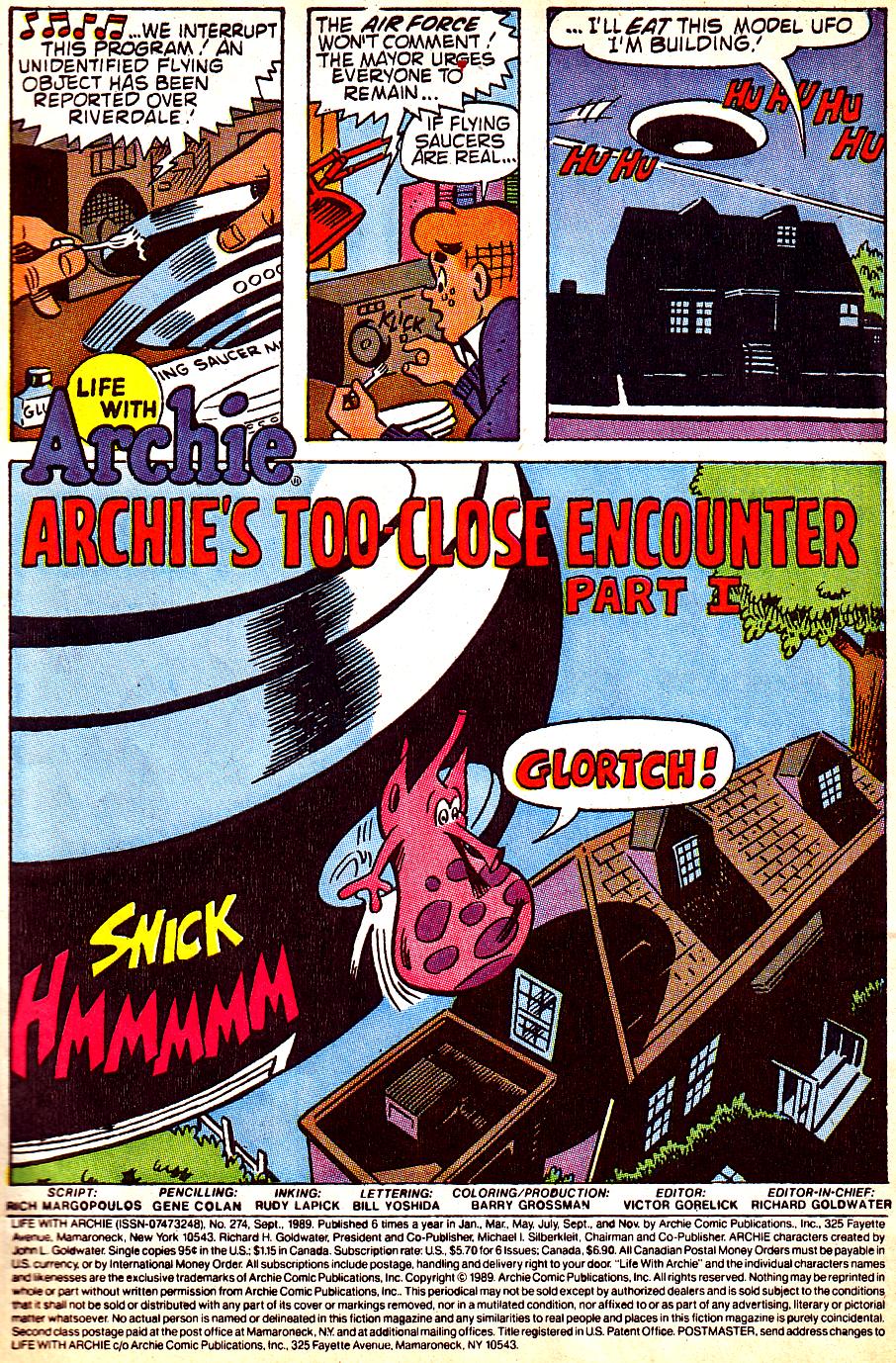Read online Life With Archie (1958) comic -  Issue #274 - 3