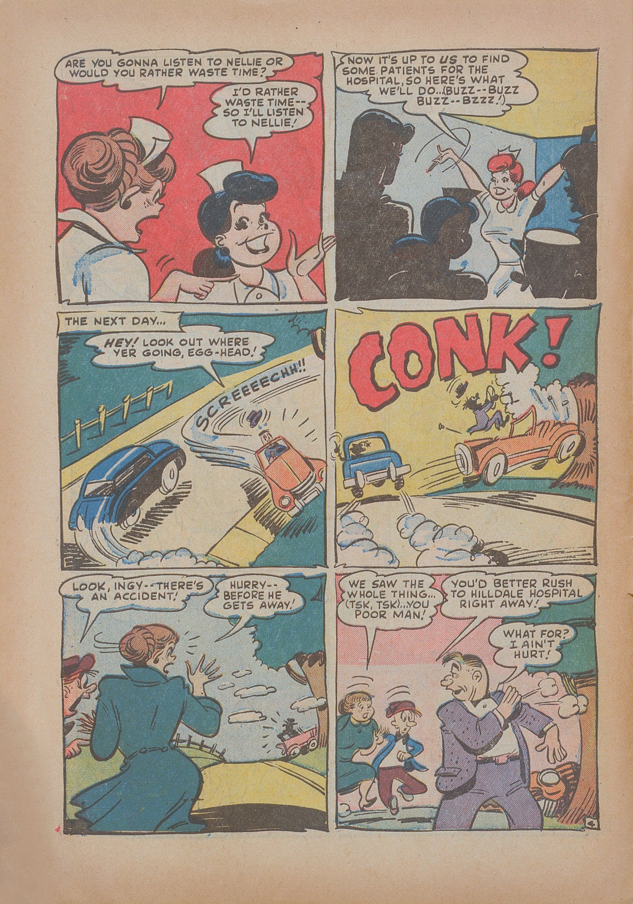 Read online Nellie The Nurse (1945) comic -  Issue #30 - 6
