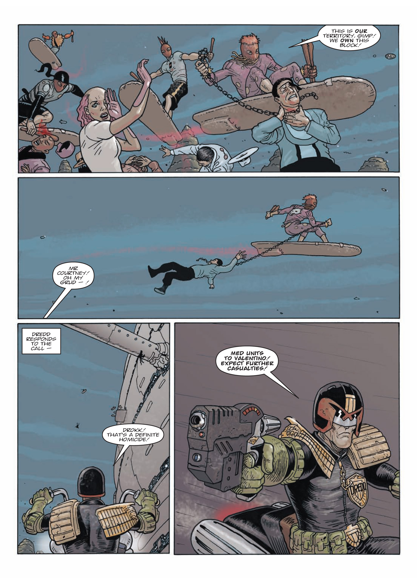 Read online Judge Dredd: Day of Chaos: Fallout comic -  Issue # TPB (Part 2) - 82