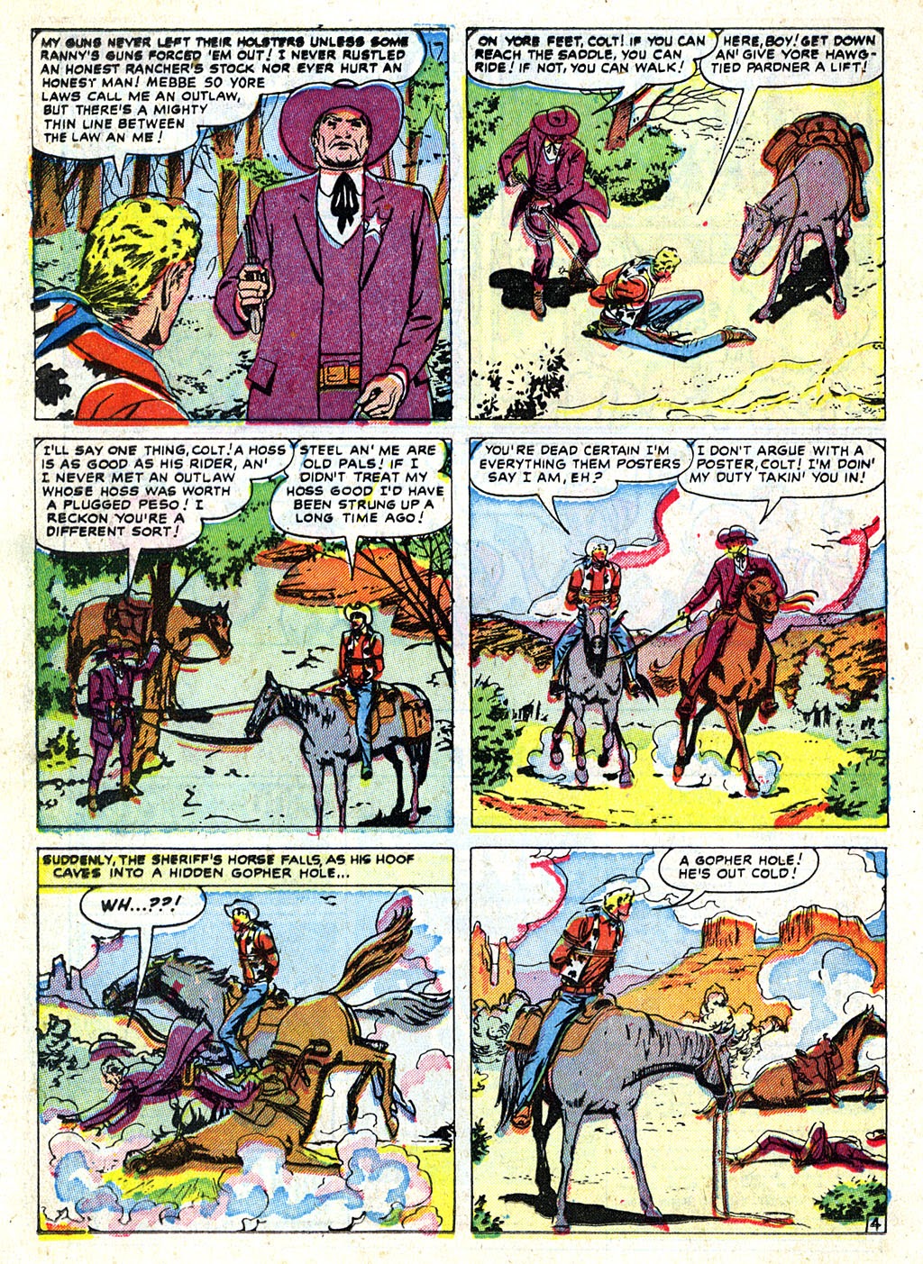 Read online Two Gun Western (1950) comic -  Issue #10 - 16