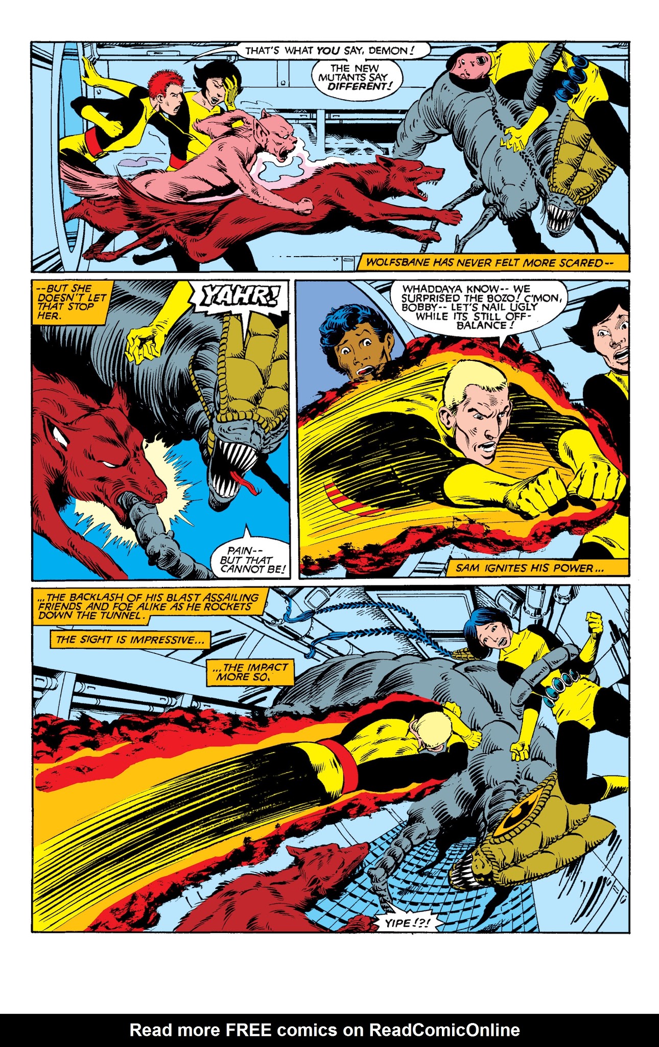 Read online New Mutants Classic comic -  Issue # TPB 1 - 114