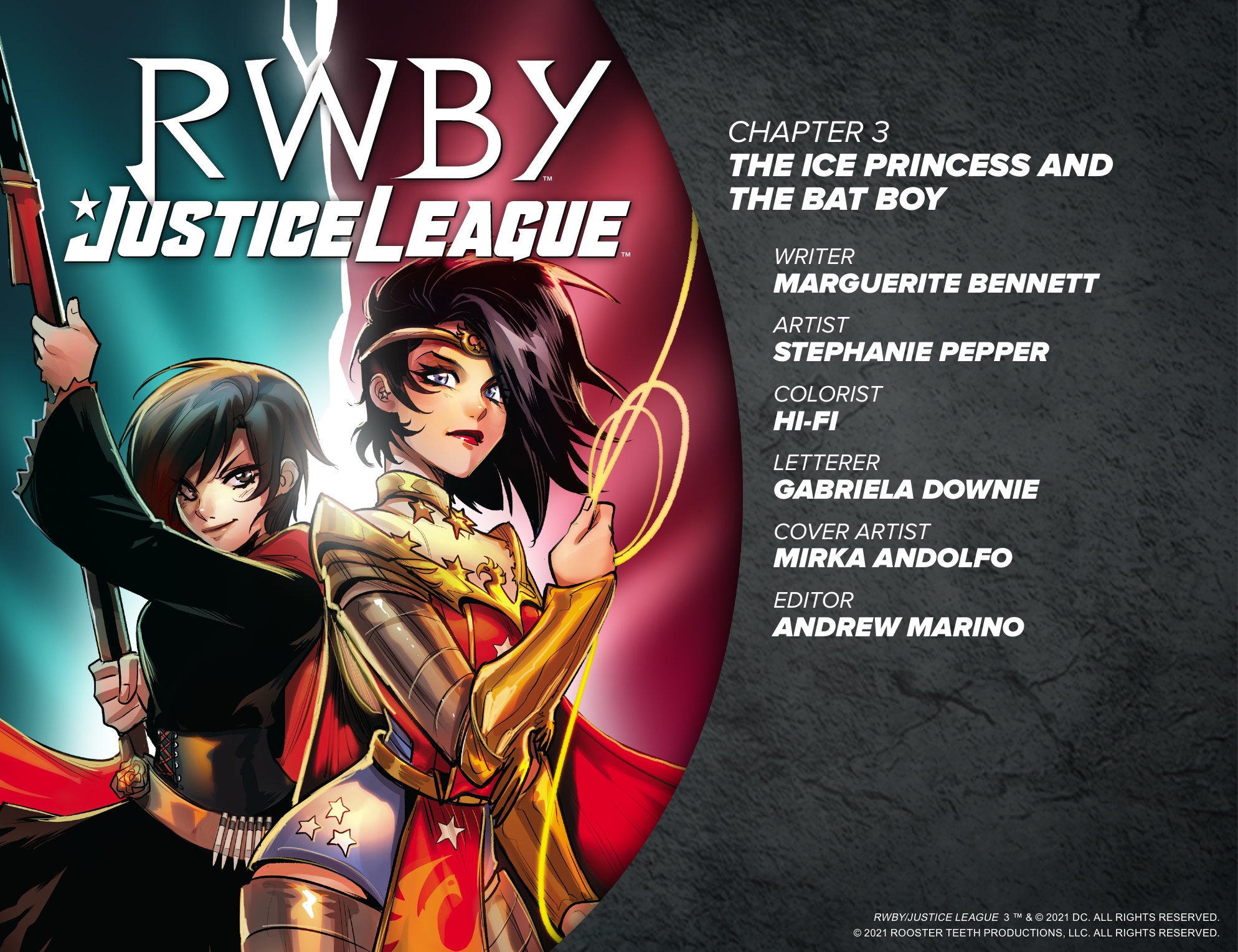 Read online RWBY/Justice League comic -  Issue #3 - 3