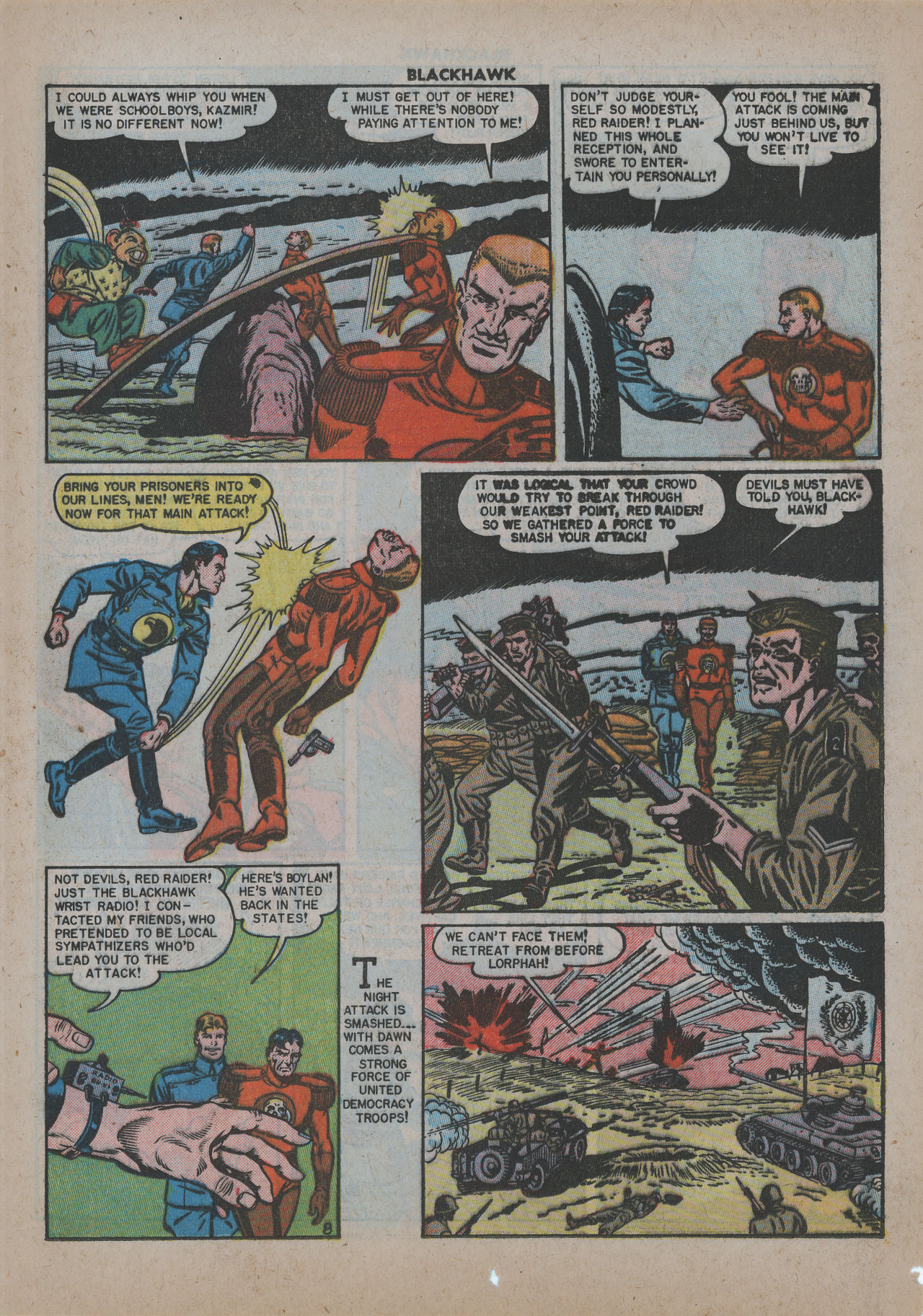 Read online Blackhawk (1957) comic -  Issue #40 - 34