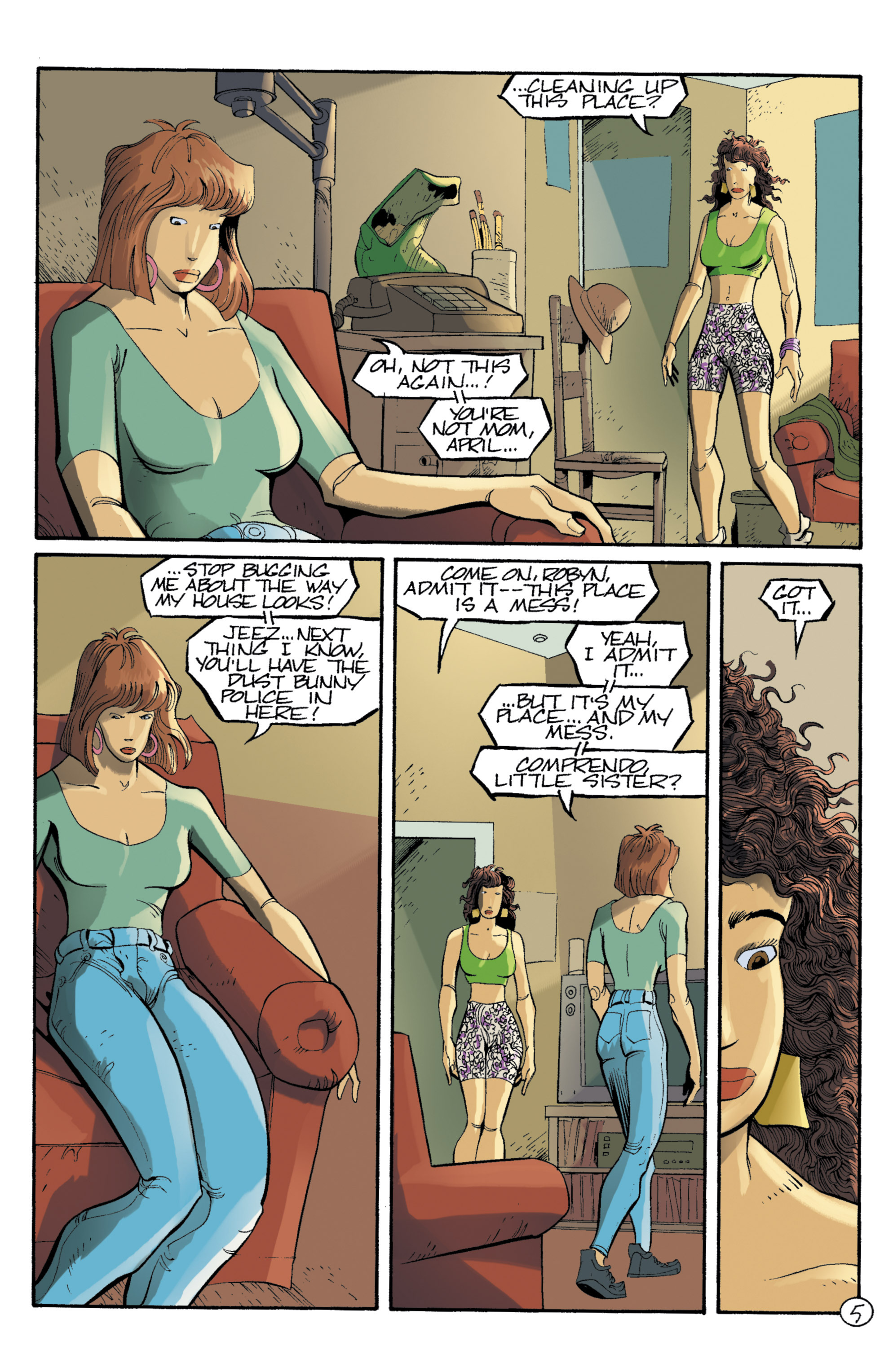 Read online Teenage Mutant Ninja Turtles Color Classics (2015) comic -  Issue #6 - 7