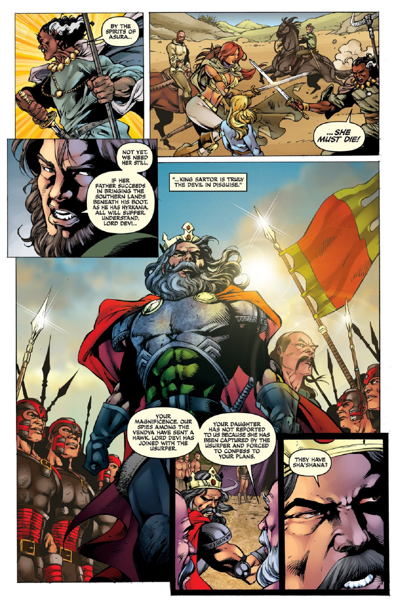 Read online Queen Sonja comic -  Issue #33 - 6