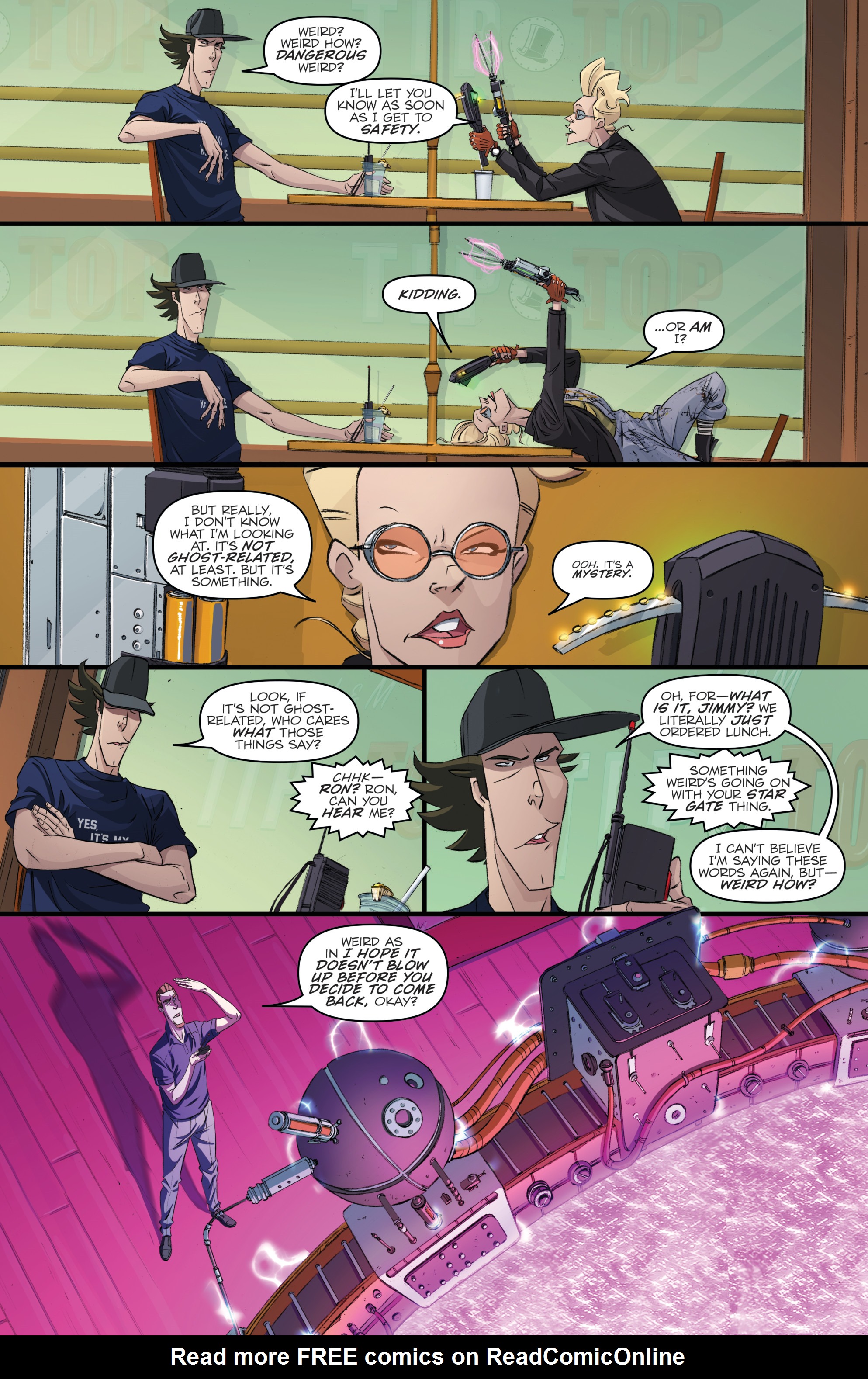 Read online Ghostbusters: Crossing Over comic -  Issue # _TPB - 63