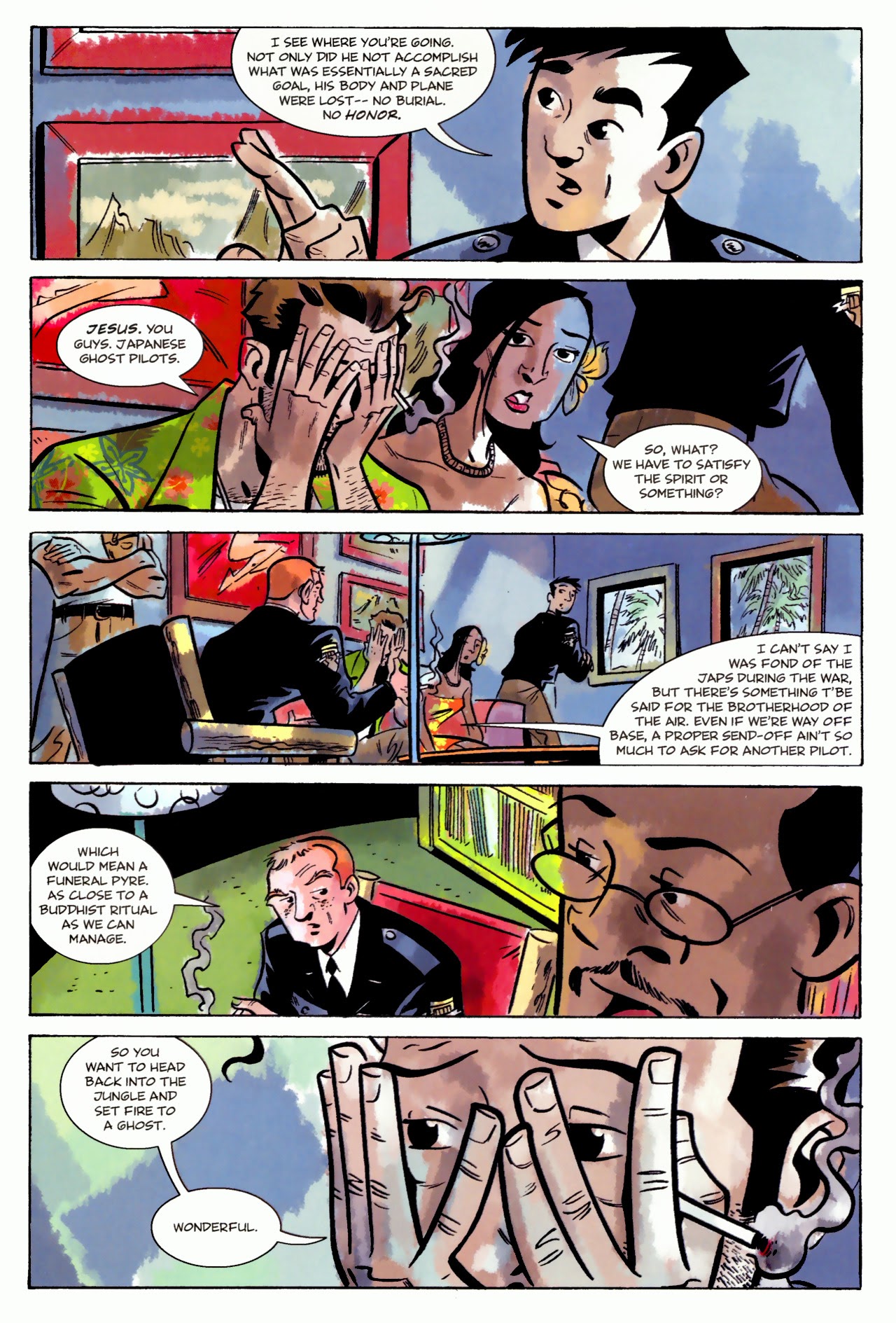 Read online Hawaiian Dick: Screaming Black Thunder comic -  Issue #4 - 12