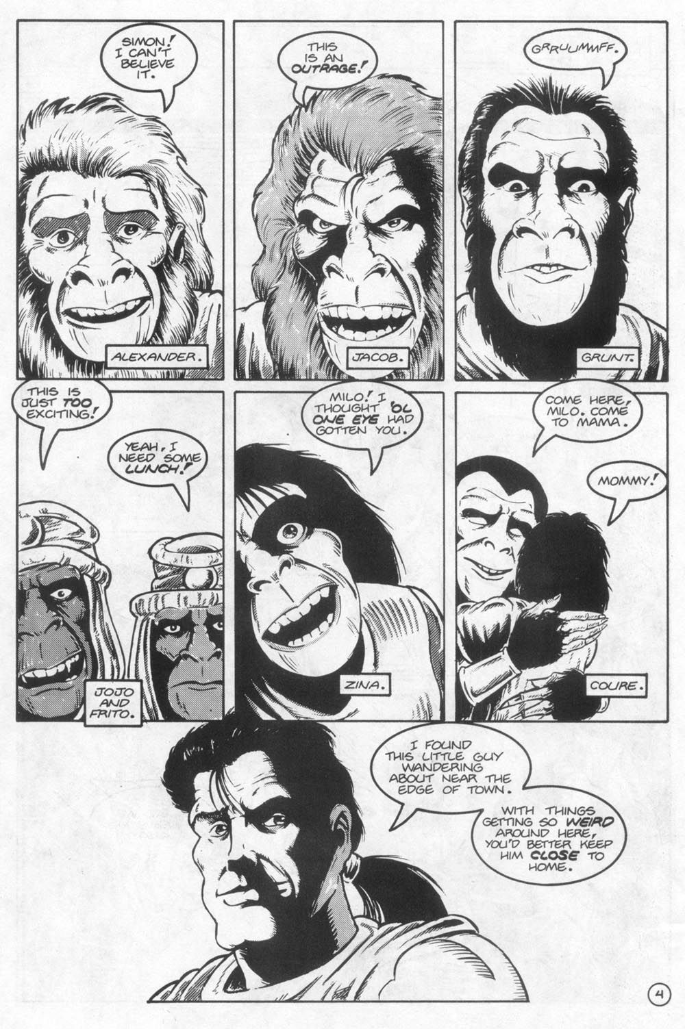 Read online Planet of the Apes (1990) comic -  Issue #23 - 6