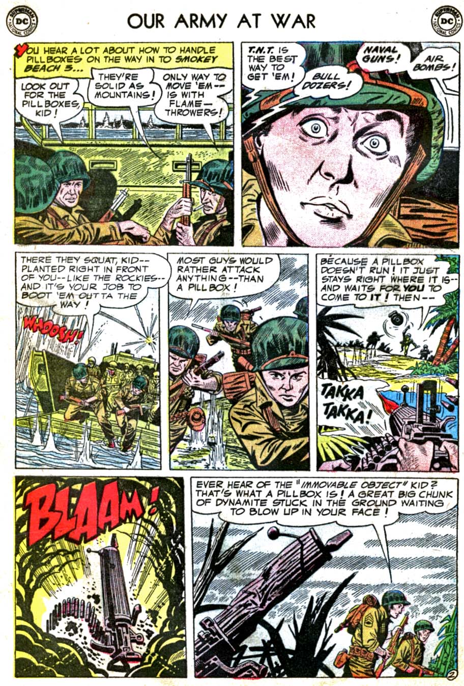 Read online Our Army at War (1952) comic -  Issue #38 - 4
