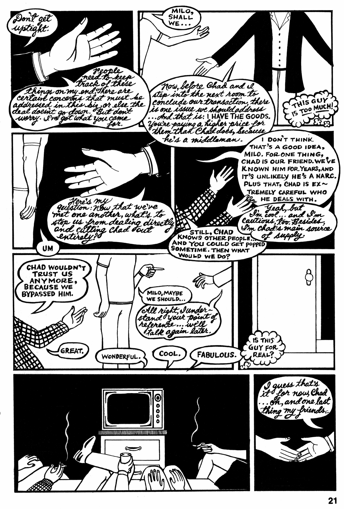 Read online Real Stuff comic -  Issue #8 - 22