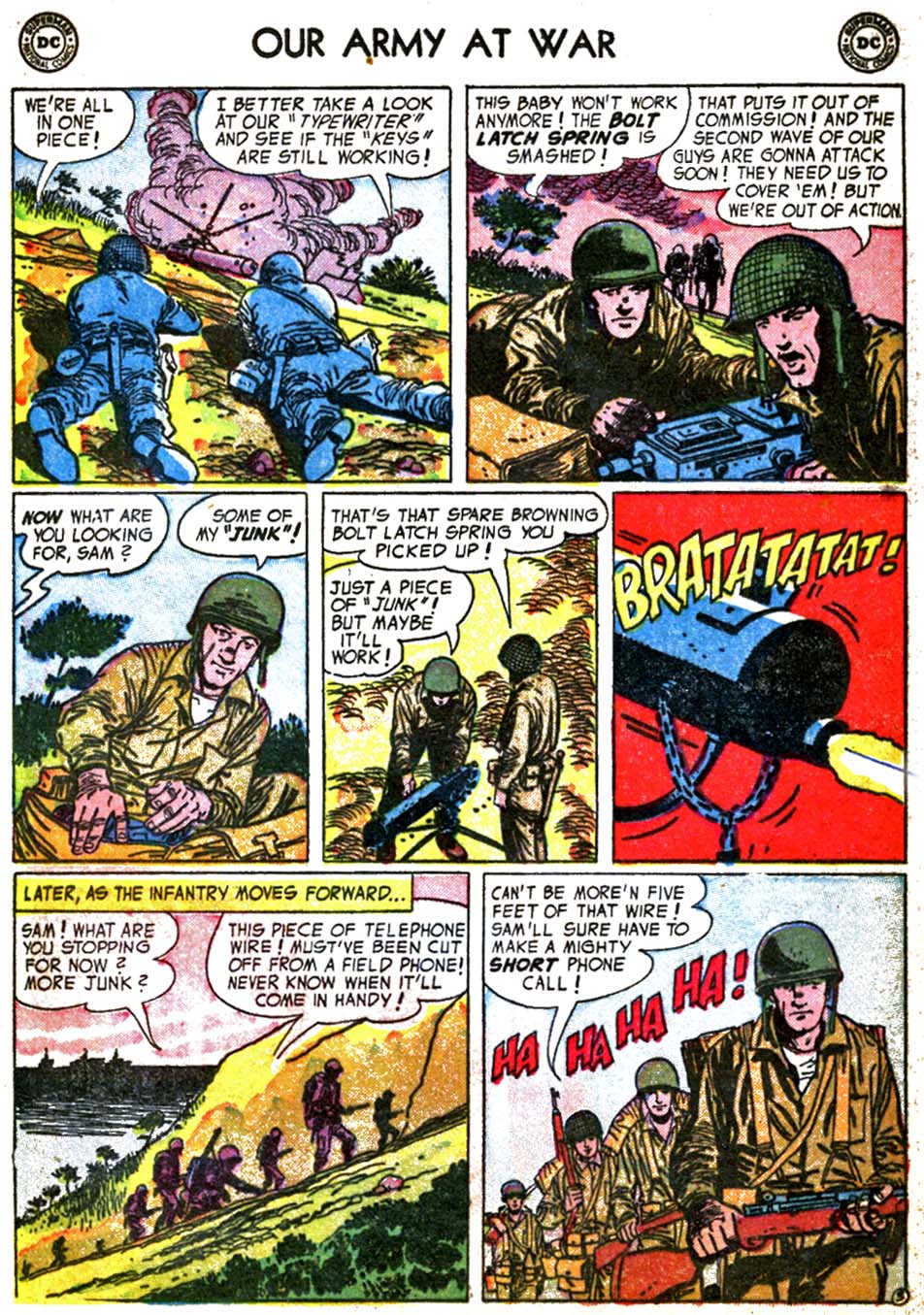 Read online Our Army at War (1952) comic -  Issue #25 - 13