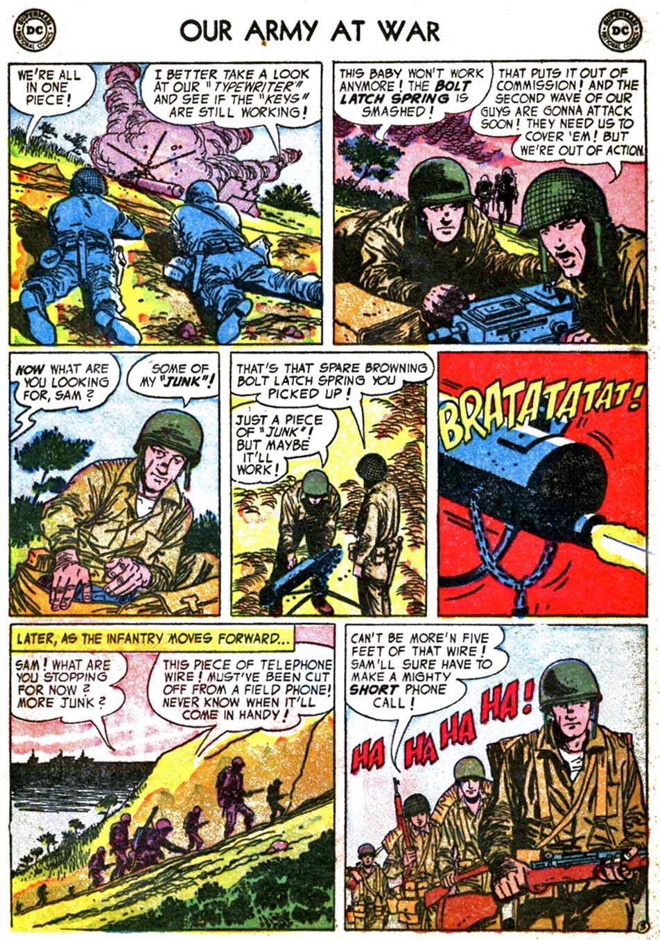 Read online Our Army at War (1952) comic -  Issue #25 - 13