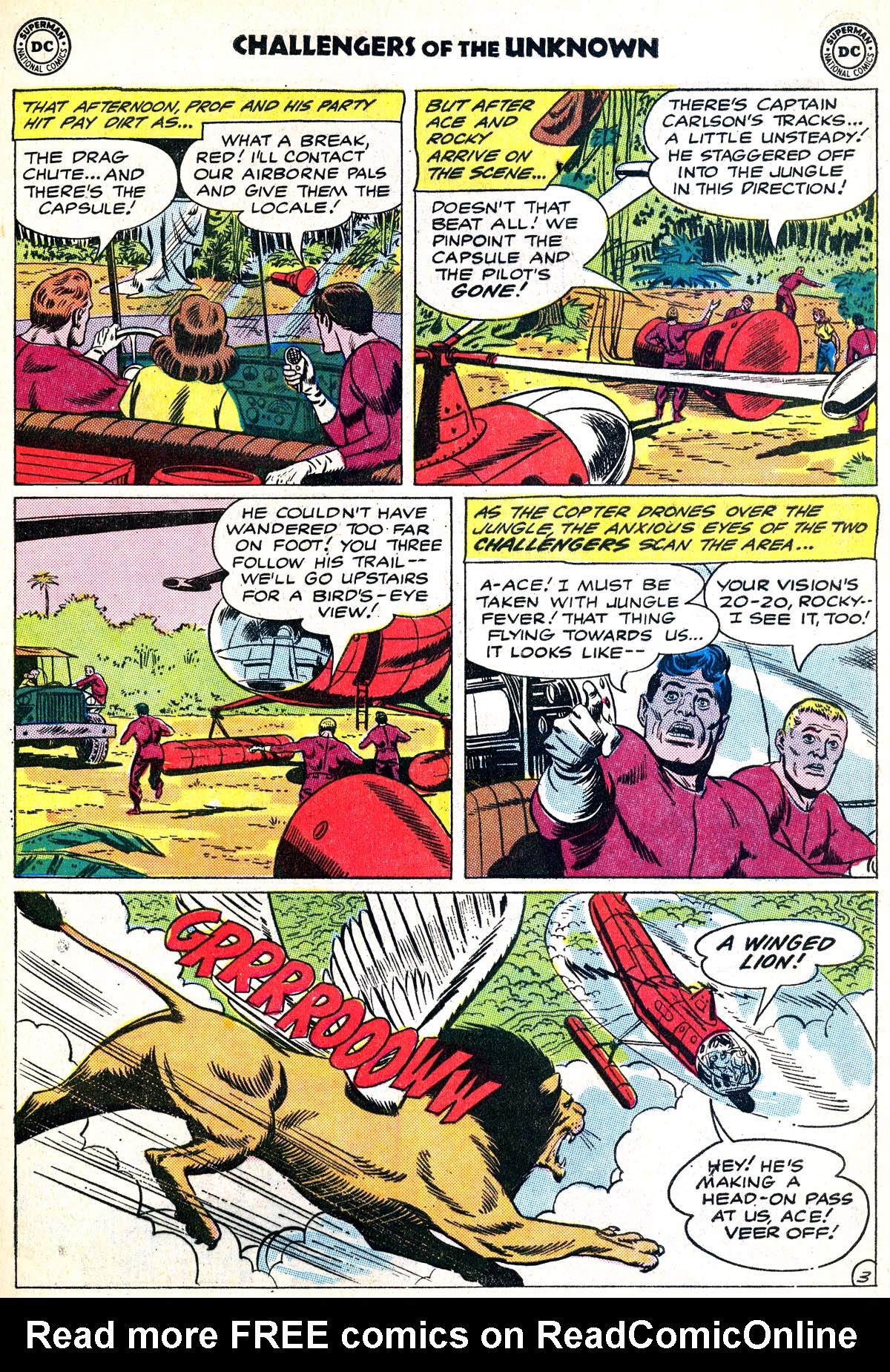 Read online Challengers of the Unknown (1958) comic -  Issue #20 - 21