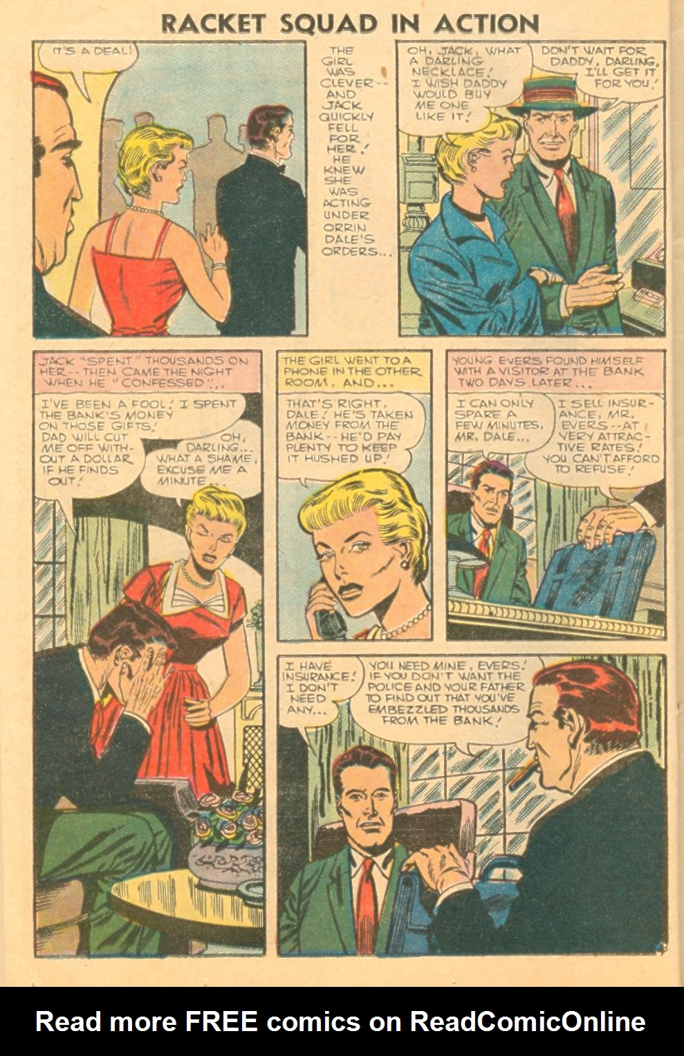Read online Racket Squad in Action comic -  Issue #23 - 24