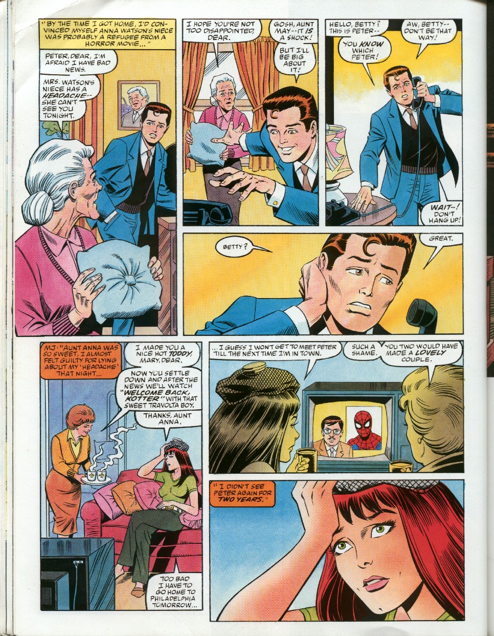 Read online Marvel Graphic Novel comic -  Issue #46 - Spider-Man - Parallel Lives - 28
