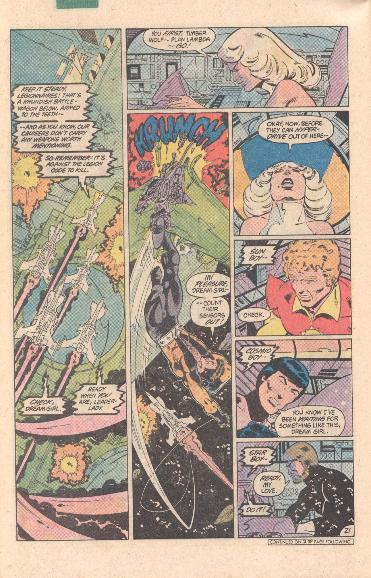 Read online Legion of Super-Heroes (1980) comic -  Issue #299 - 22