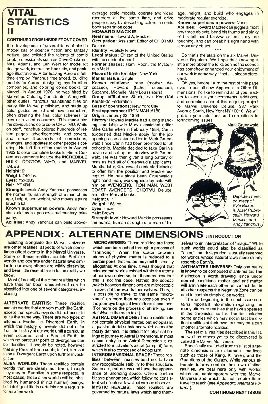 Read online The Official Handbook of the Marvel Universe Deluxe Edition comic -  Issue #5 - 67