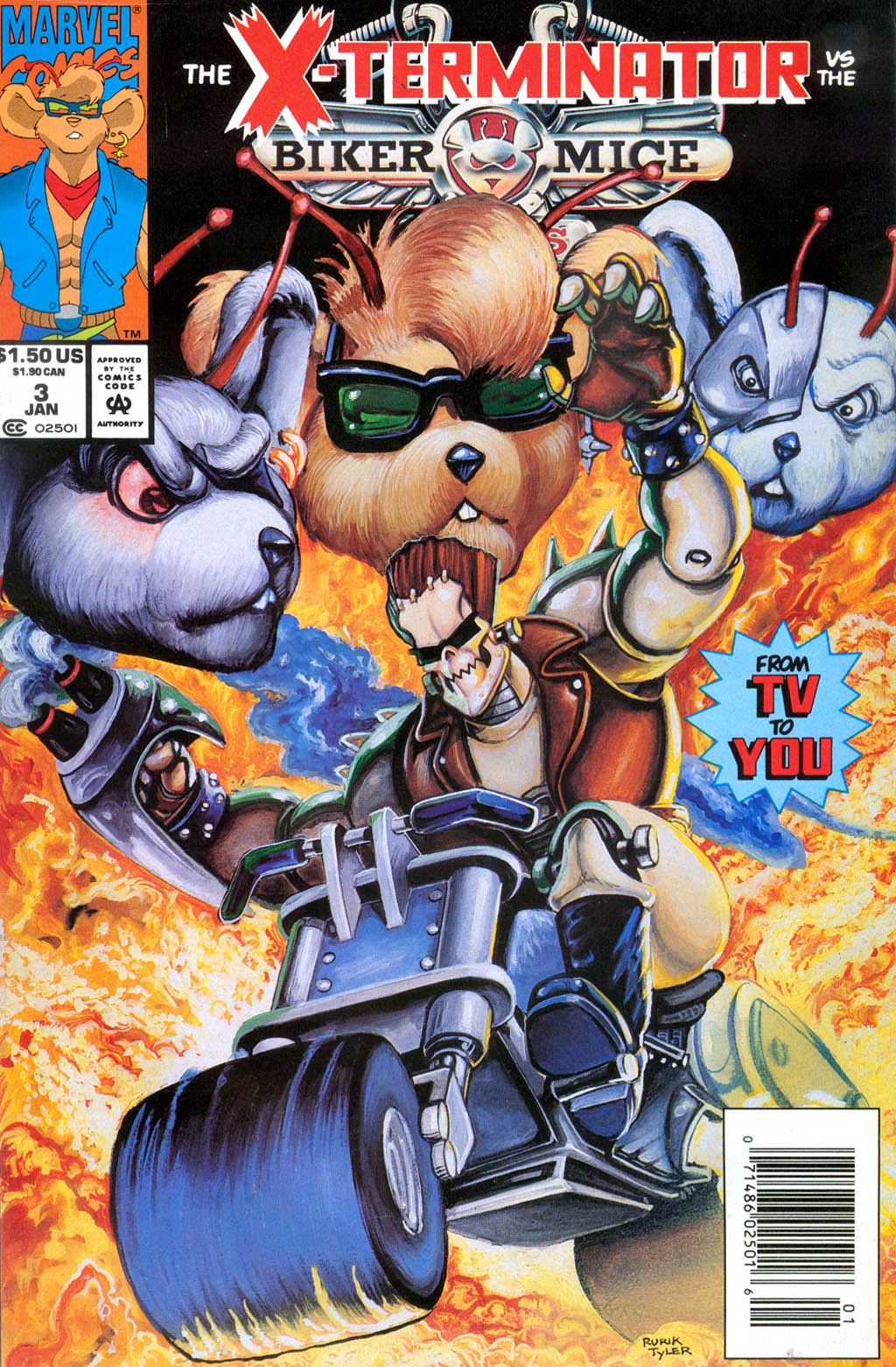 Read online Biker Mice from Mars comic -  Issue #3 - 1