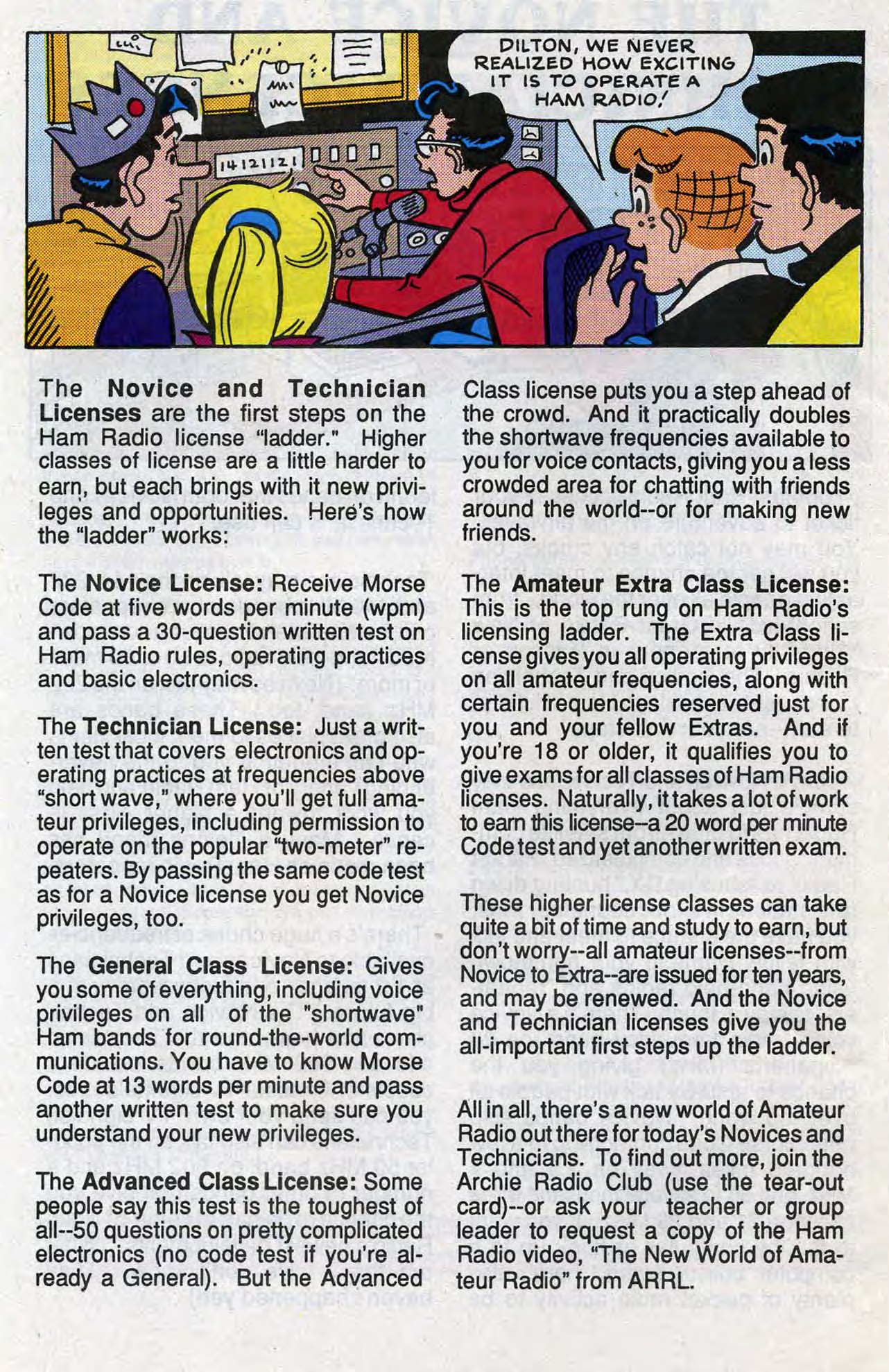 Read online Archie's Ham Radio Adventure comic -  Issue # Full - 34