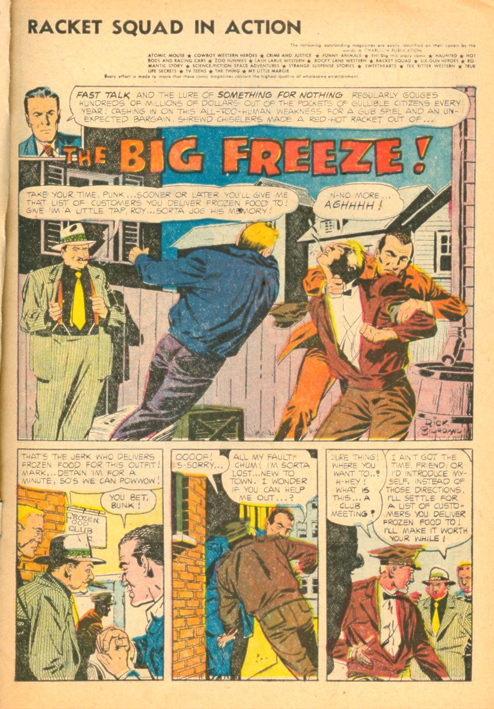 Read online Racket Squad in Action comic -  Issue #14 - 3