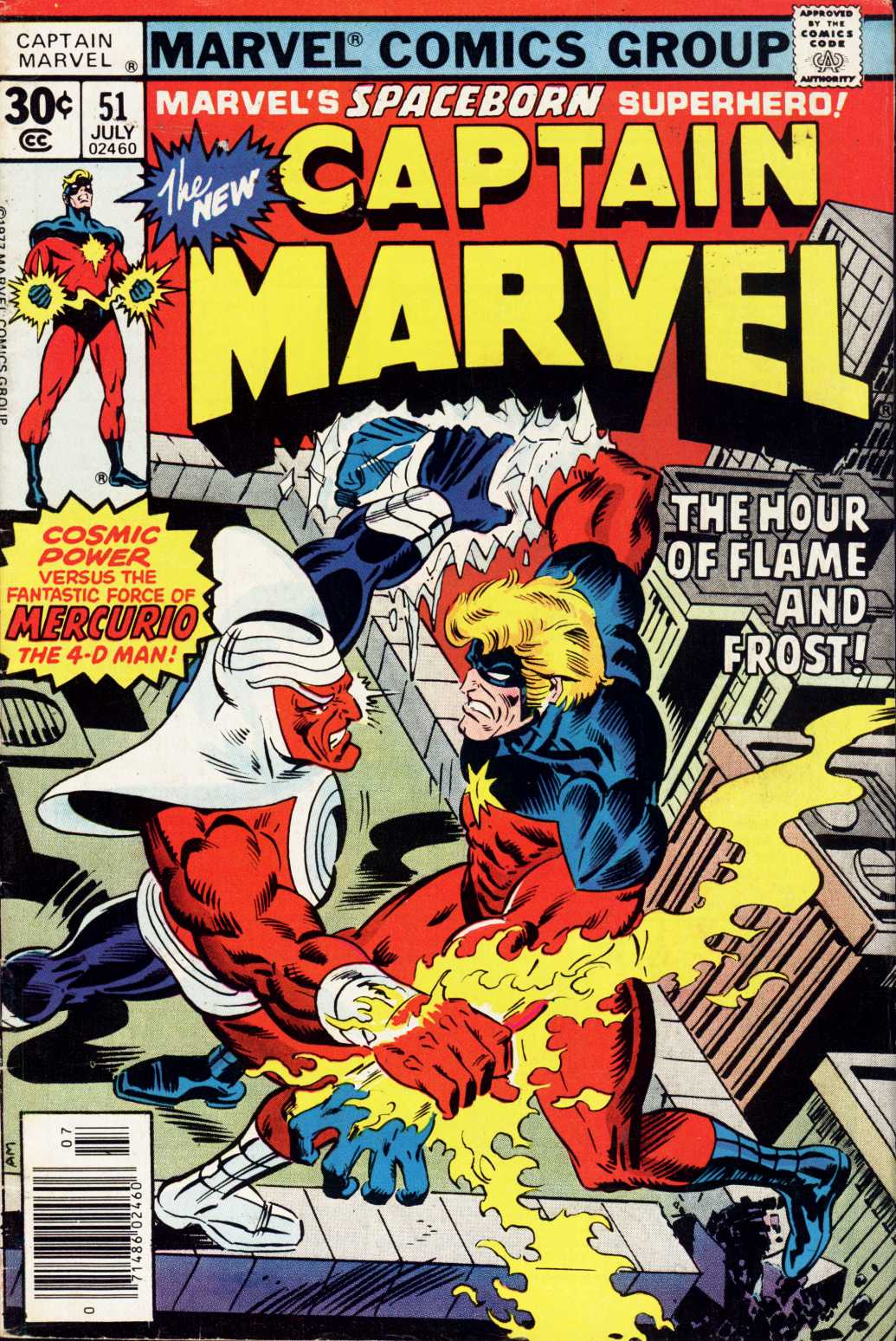 Read online Captain Marvel (1968) comic -  Issue #51 - 1