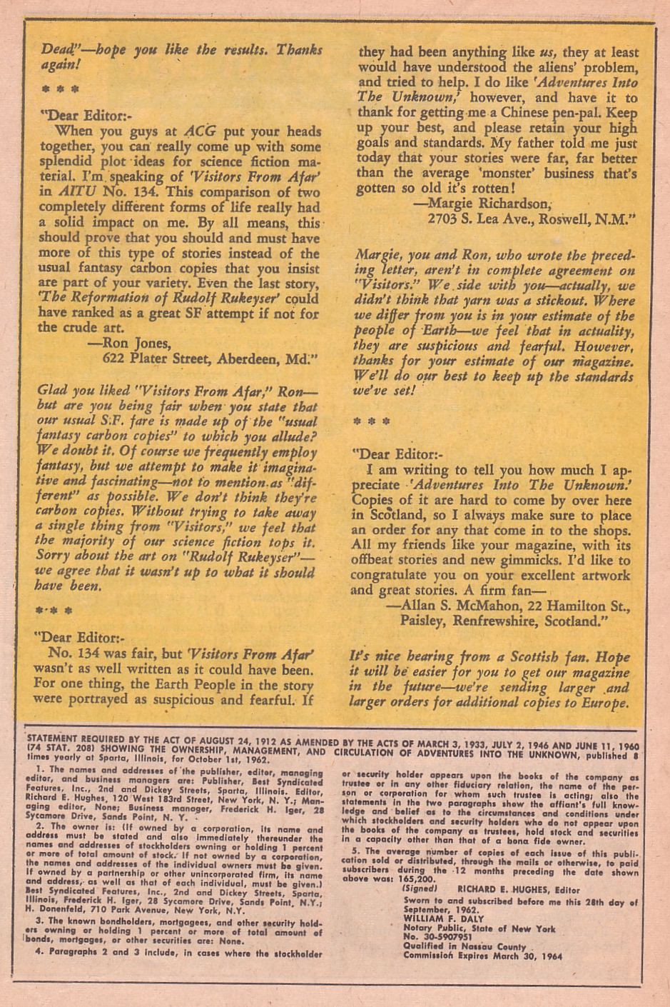 Read online Adventures Into The Unknown comic -  Issue #140 - 20