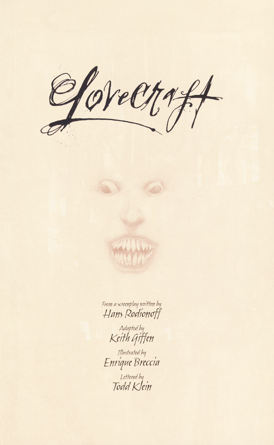 Read online Lovecraft comic -  Issue # TPB - 3