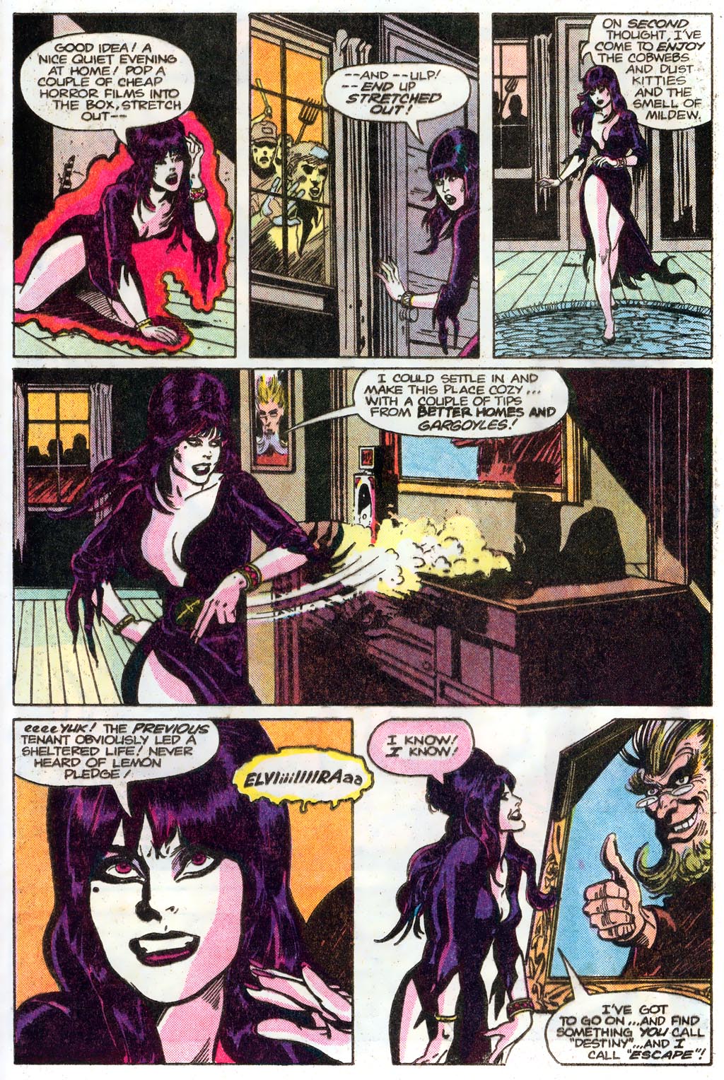 Read online Elvira's House of Mystery comic -  Issue #1 - 17