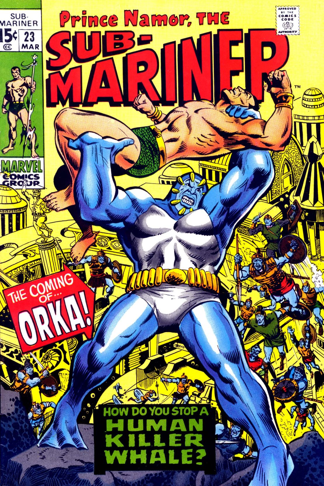 Read online The Sub-Mariner comic -  Issue #23 - 1