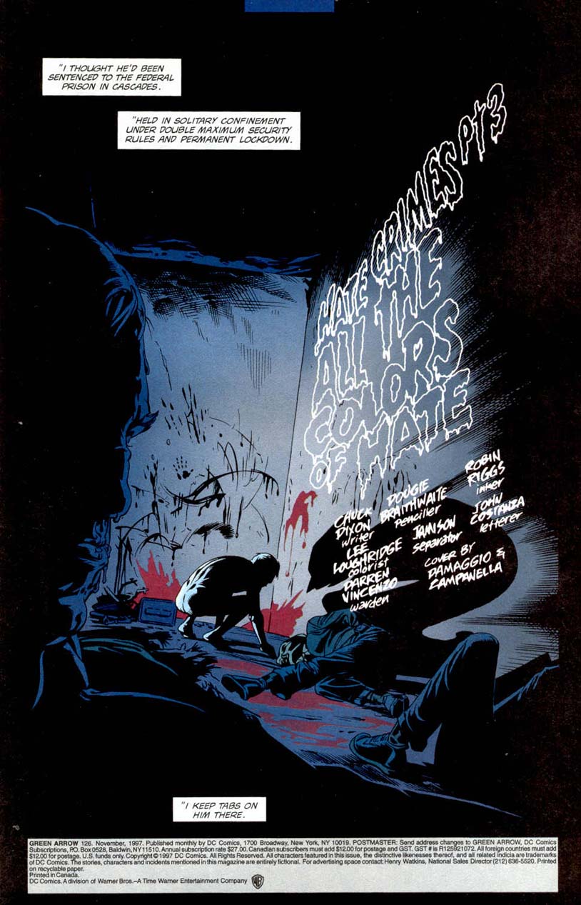 Read online Green Arrow (1988) comic -  Issue #126 - 2