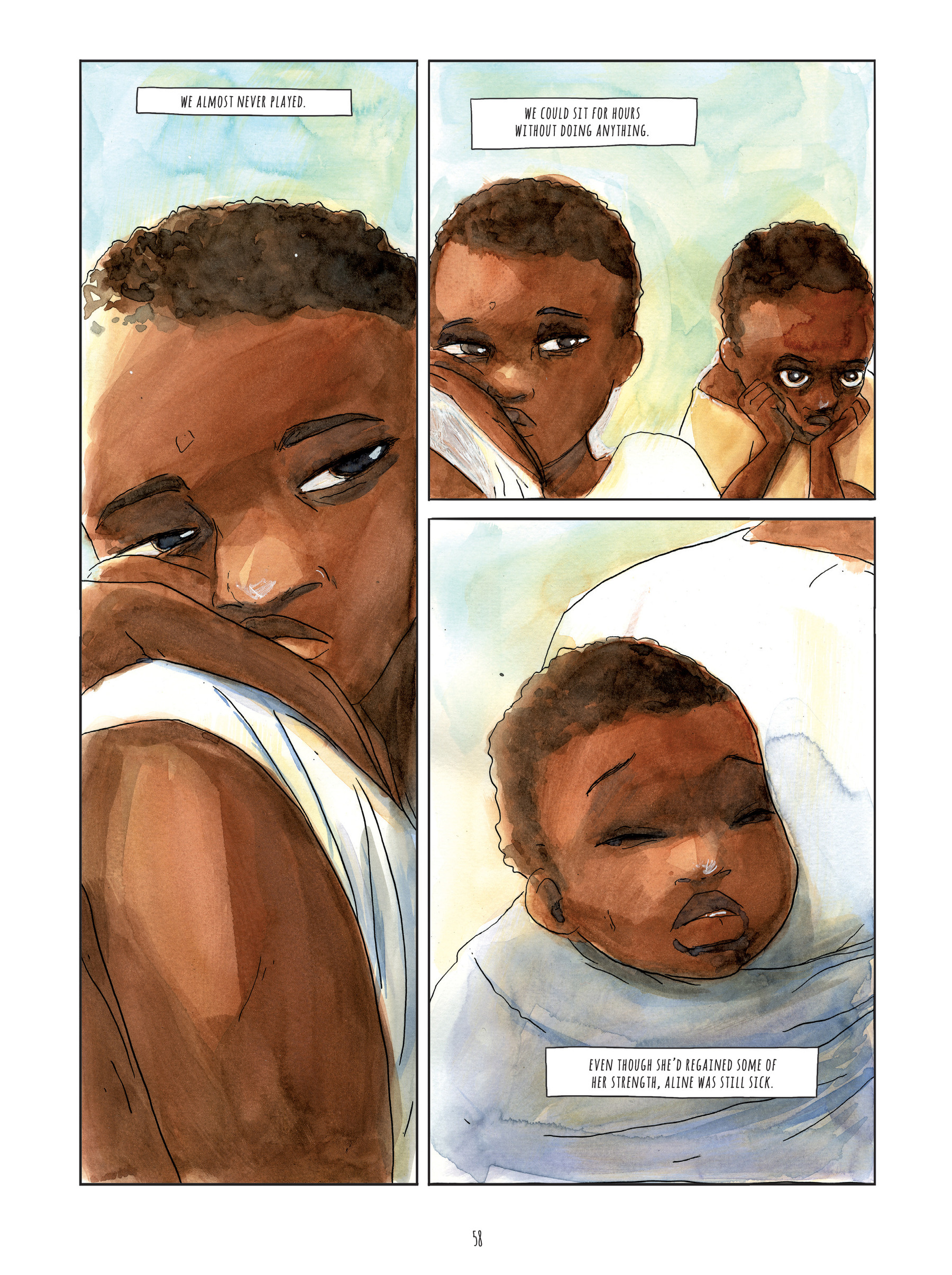Read online Alice on the Run: One Child's Journey Through the Rwandan Civil War comic -  Issue # TPB - 57