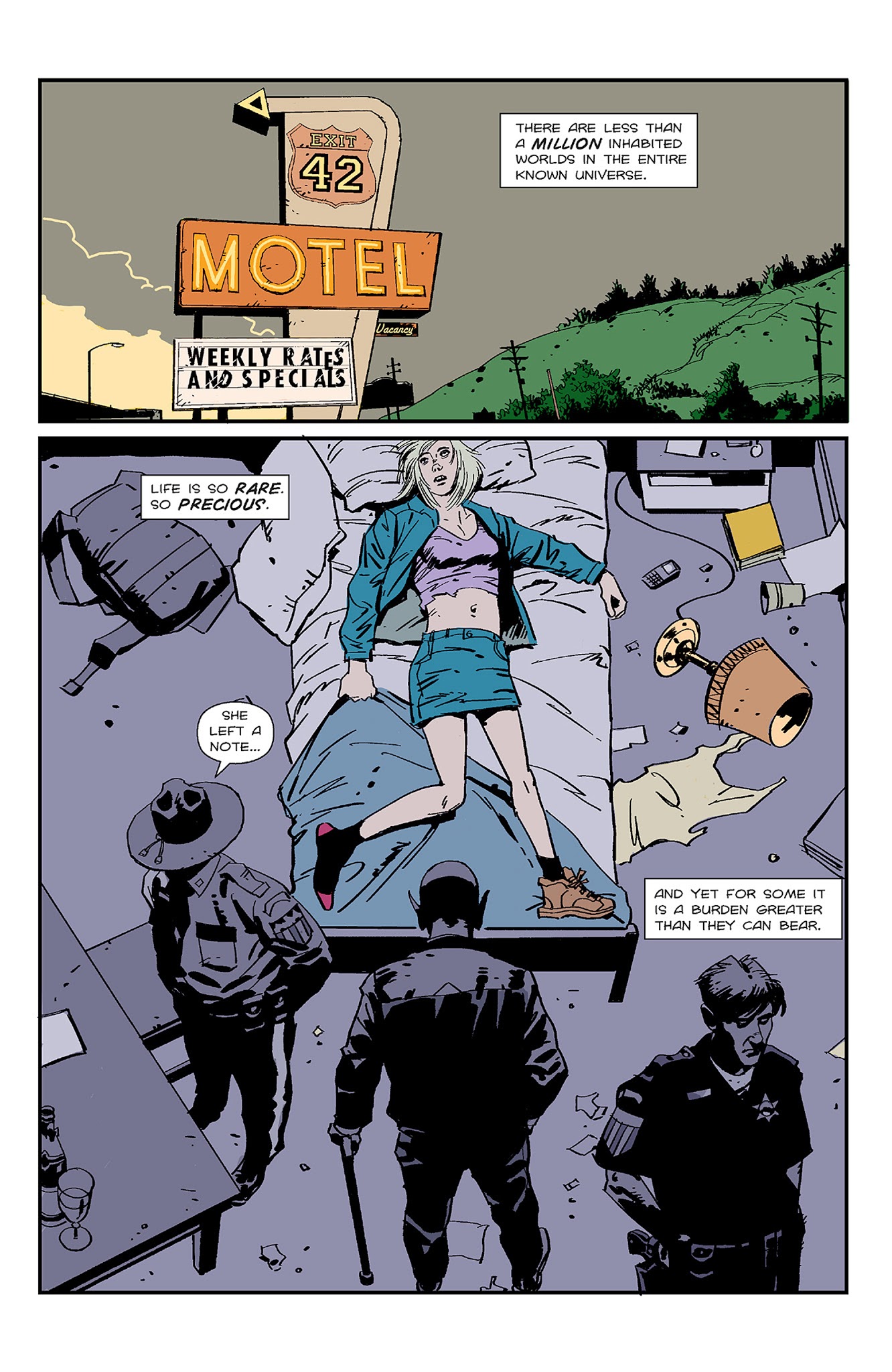 Read online Resident Alien: The Suicide Blonde comic -  Issue #1 - 3