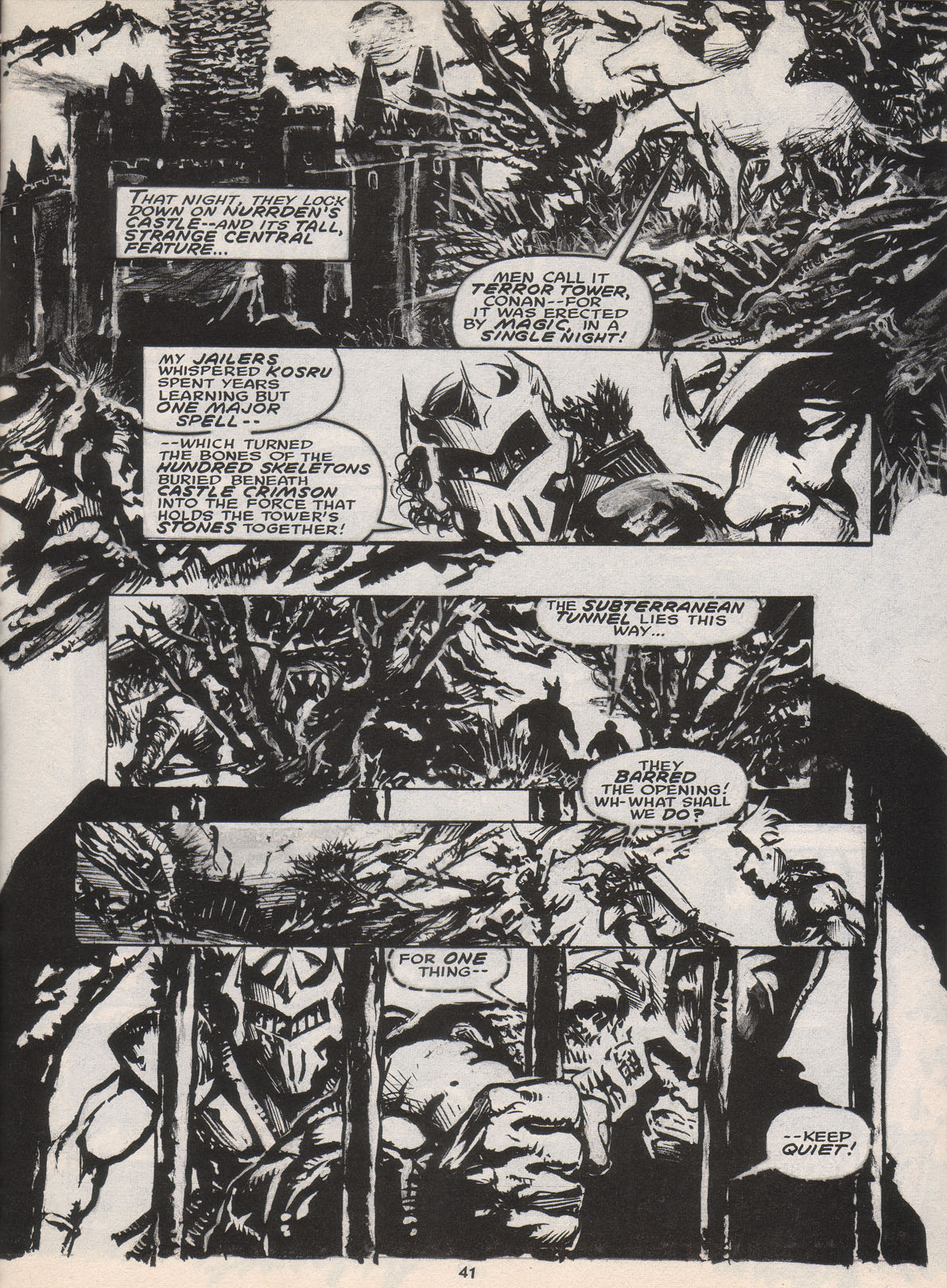 Read online The Savage Sword Of Conan comic -  Issue #222 - 42