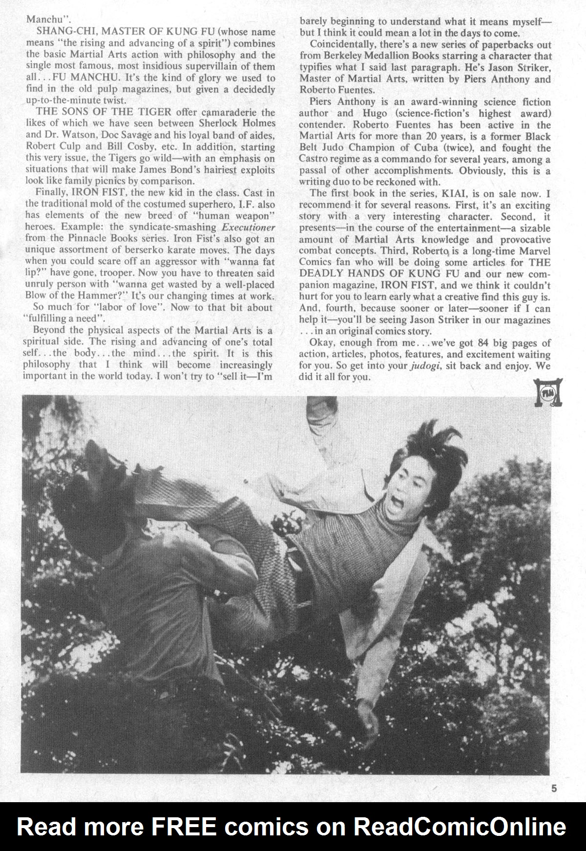 Read online The Deadly Hands of Kung Fu comic -  Issue # _Special - 5