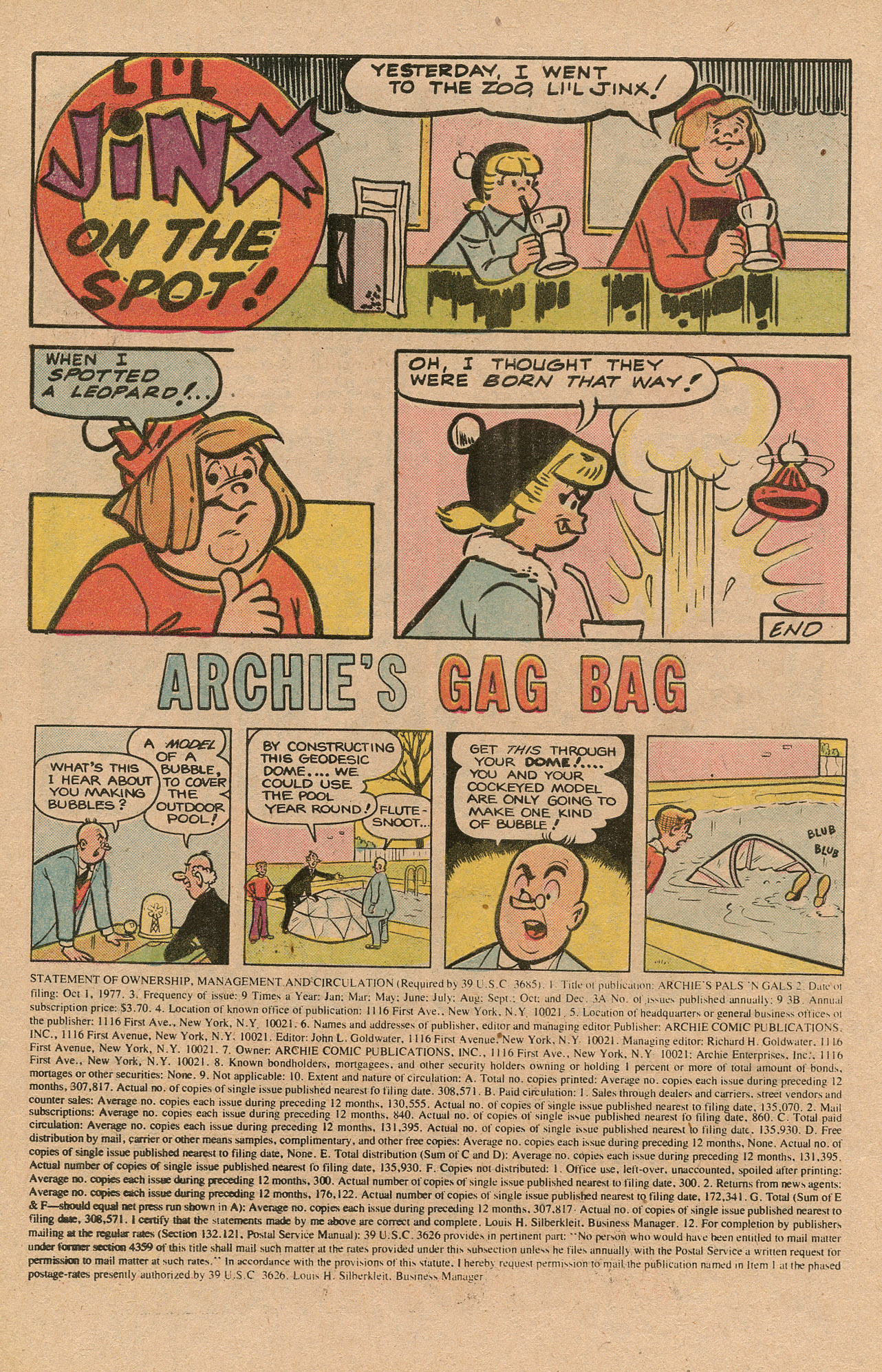 Read online Archie's Pals 'N' Gals (1952) comic -  Issue #122 - 10