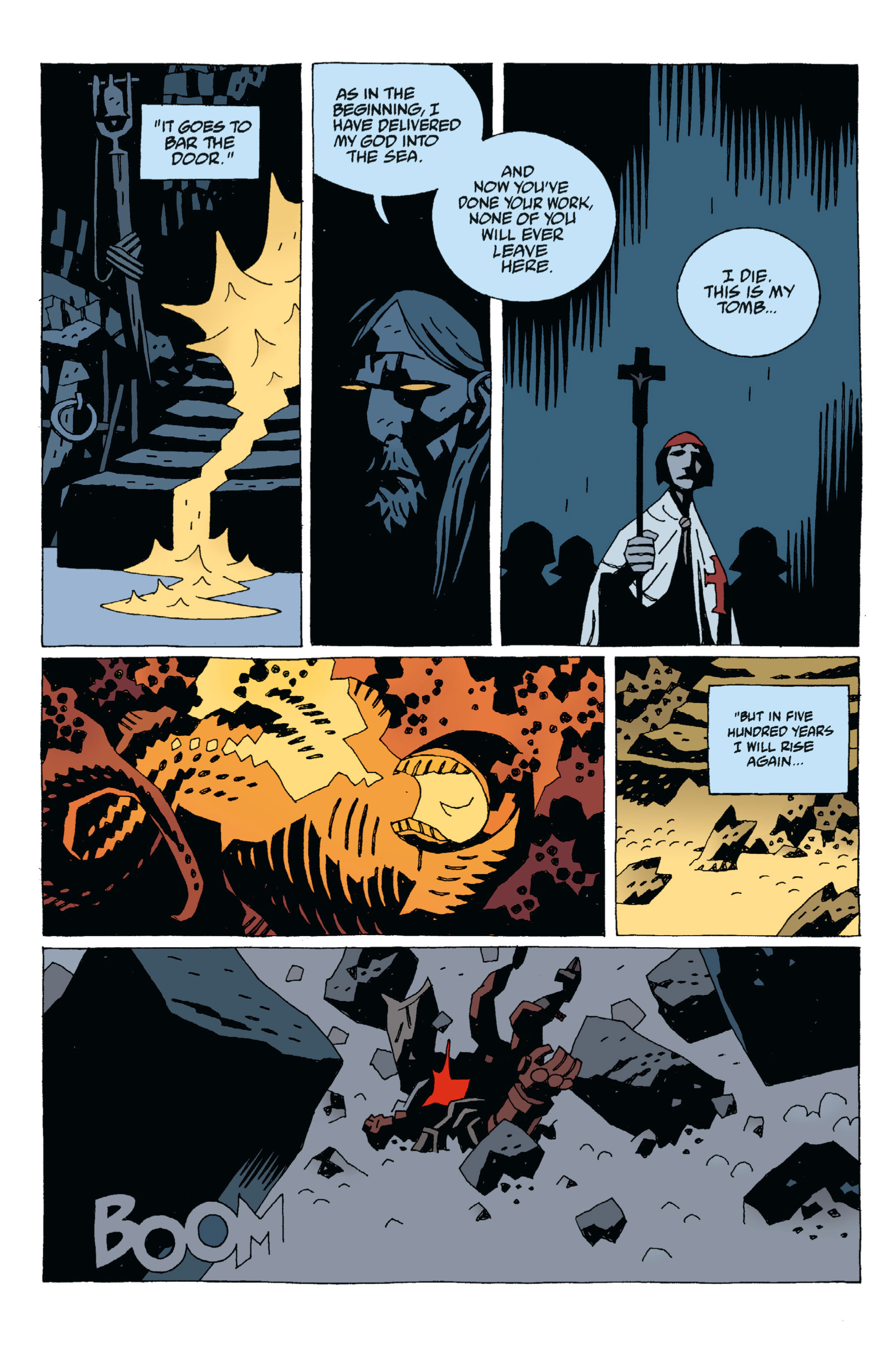 Read online Hellboy comic -  Issue #6 - 92