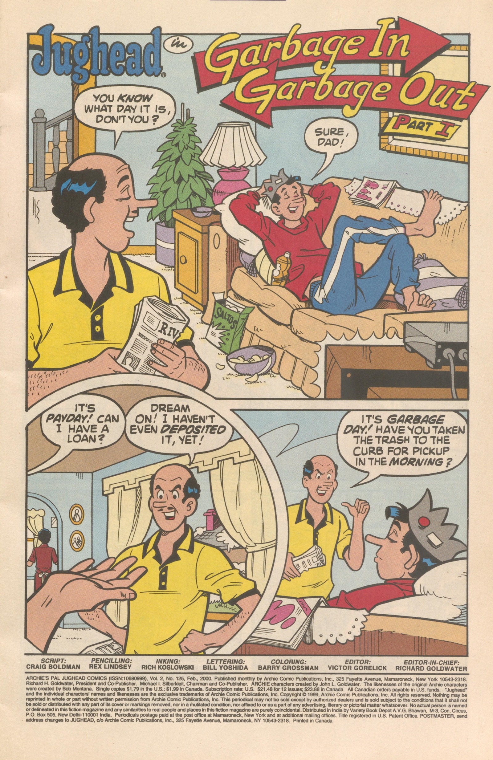 Read online Archie's Pal Jughead Comics comic -  Issue #125 - 3