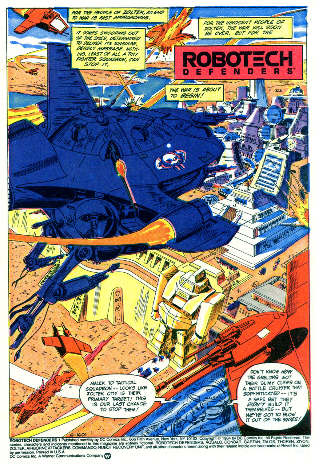 Read online Robotech Defenders comic -  Issue #1 - 3