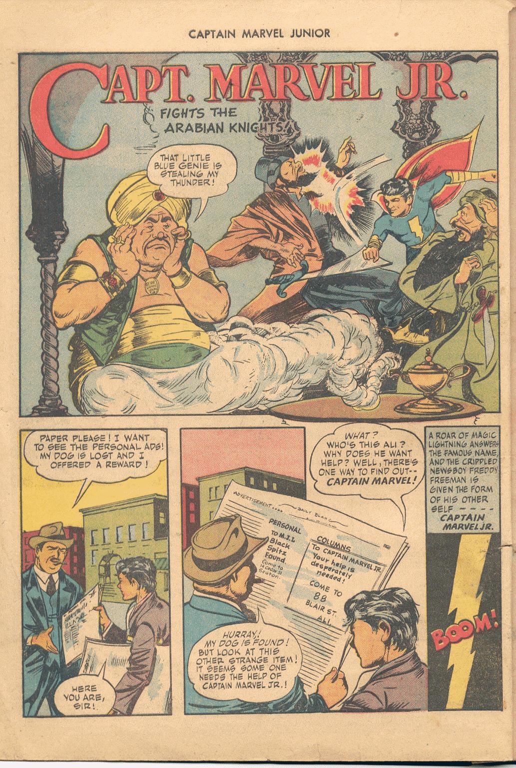 Read online Captain Marvel, Jr. comic -  Issue #38 - 3