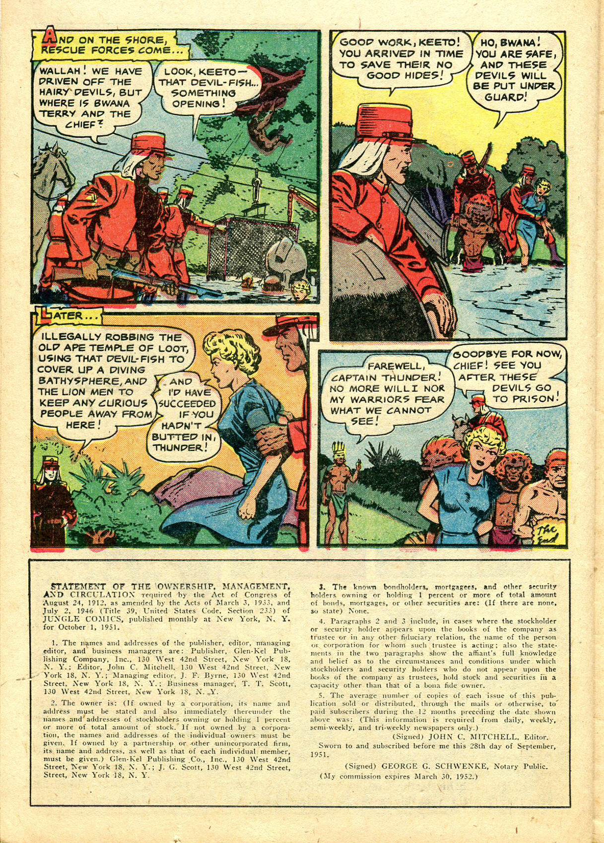 Read online Jungle Comics comic -  Issue #146 - 24