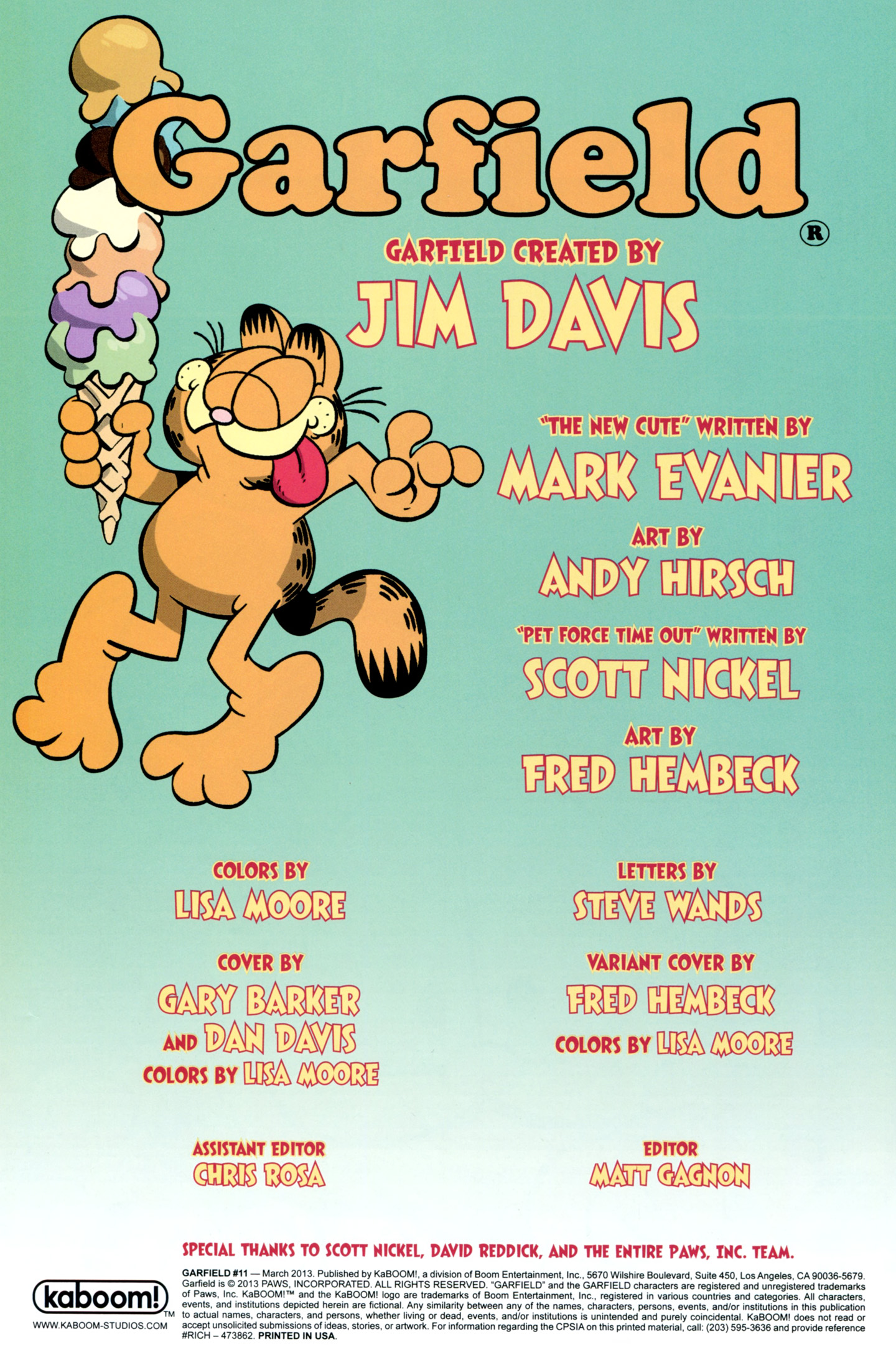 Read online Garfield comic -  Issue #11 - 2