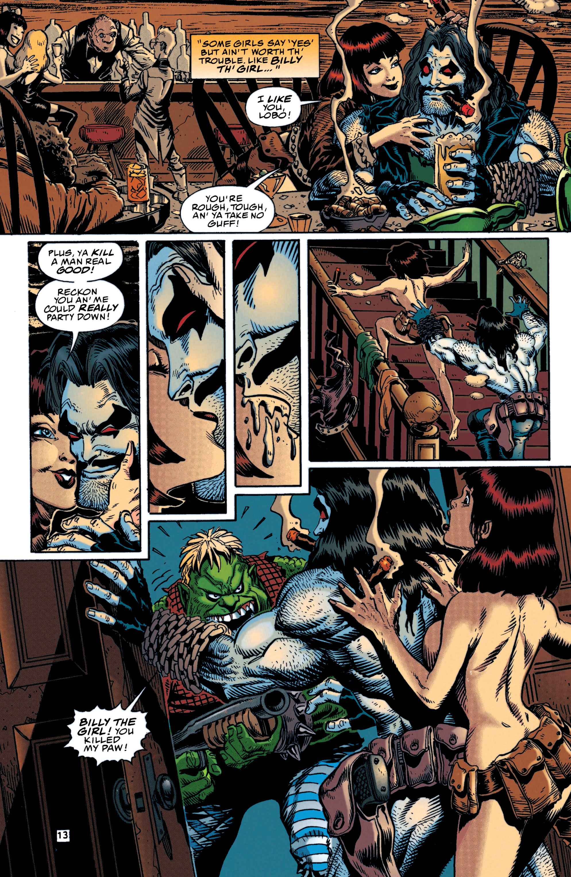 Read online Lobo (1993) comic -  Issue #37 - 14