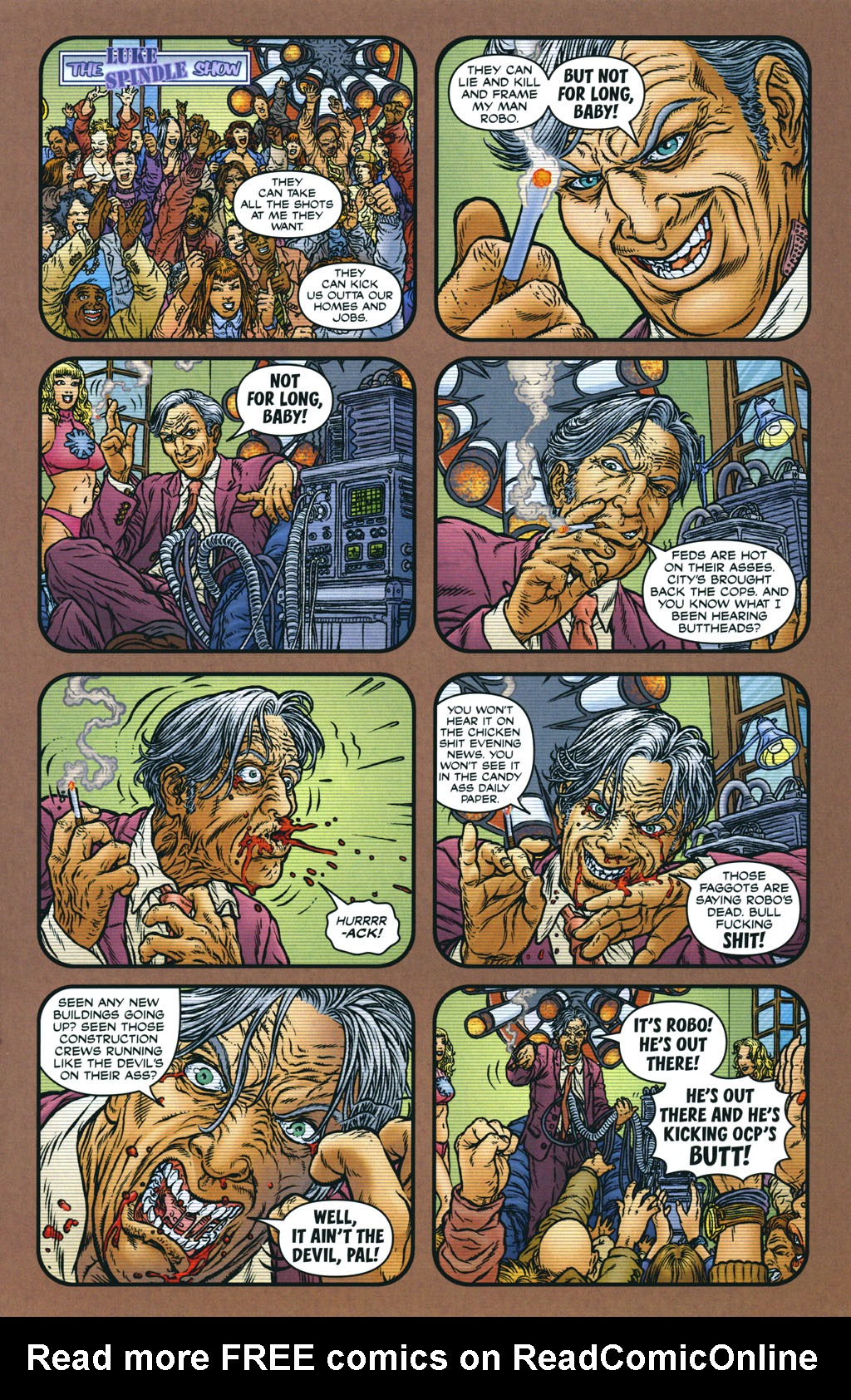 Read online Frank Miller's Robocop comic -  Issue #9 - 22