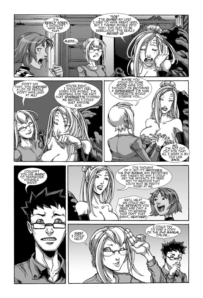 Read online Spinnerette comic -  Issue #7 - 14